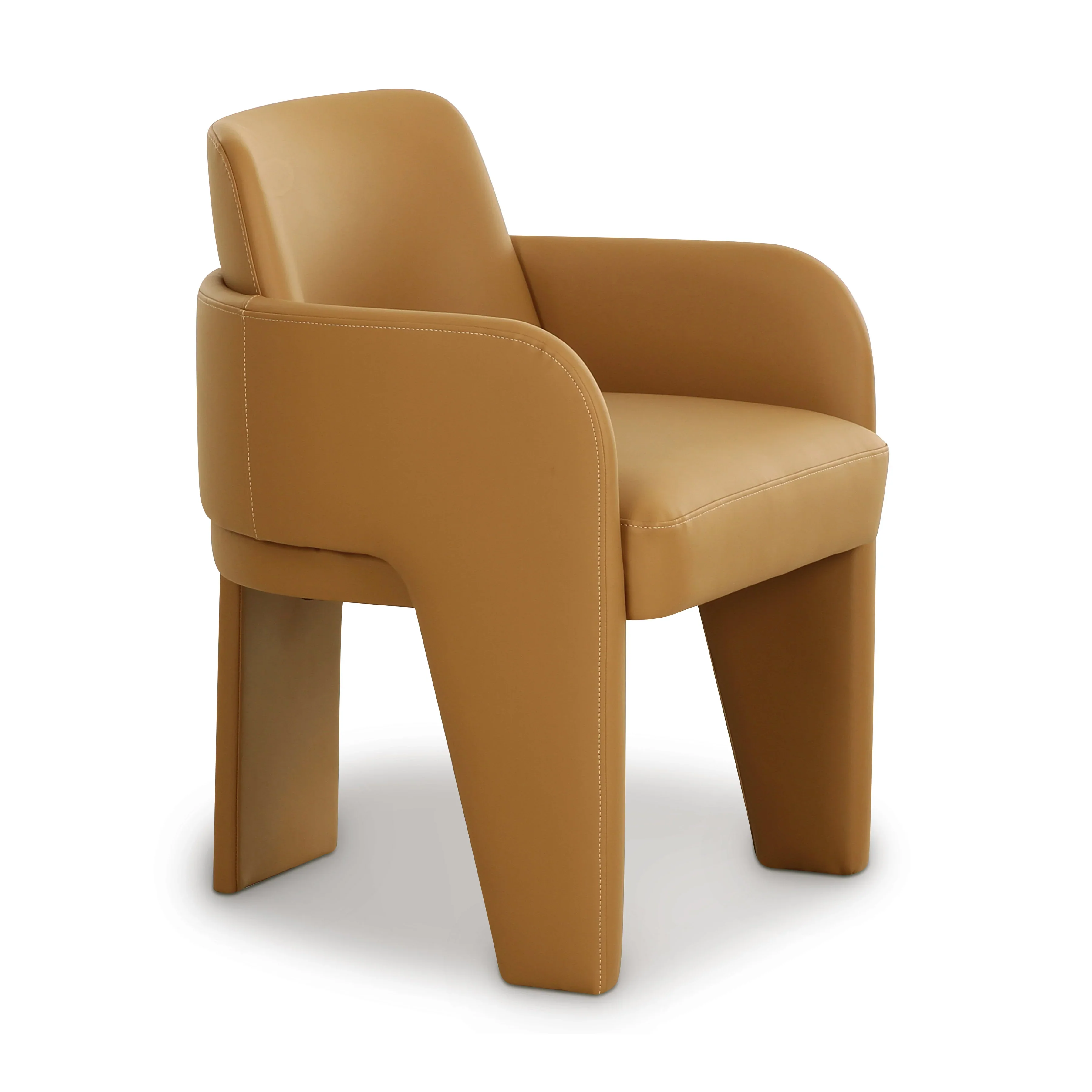 Leo Performance Vegan Leather Dining Chair - Image 15