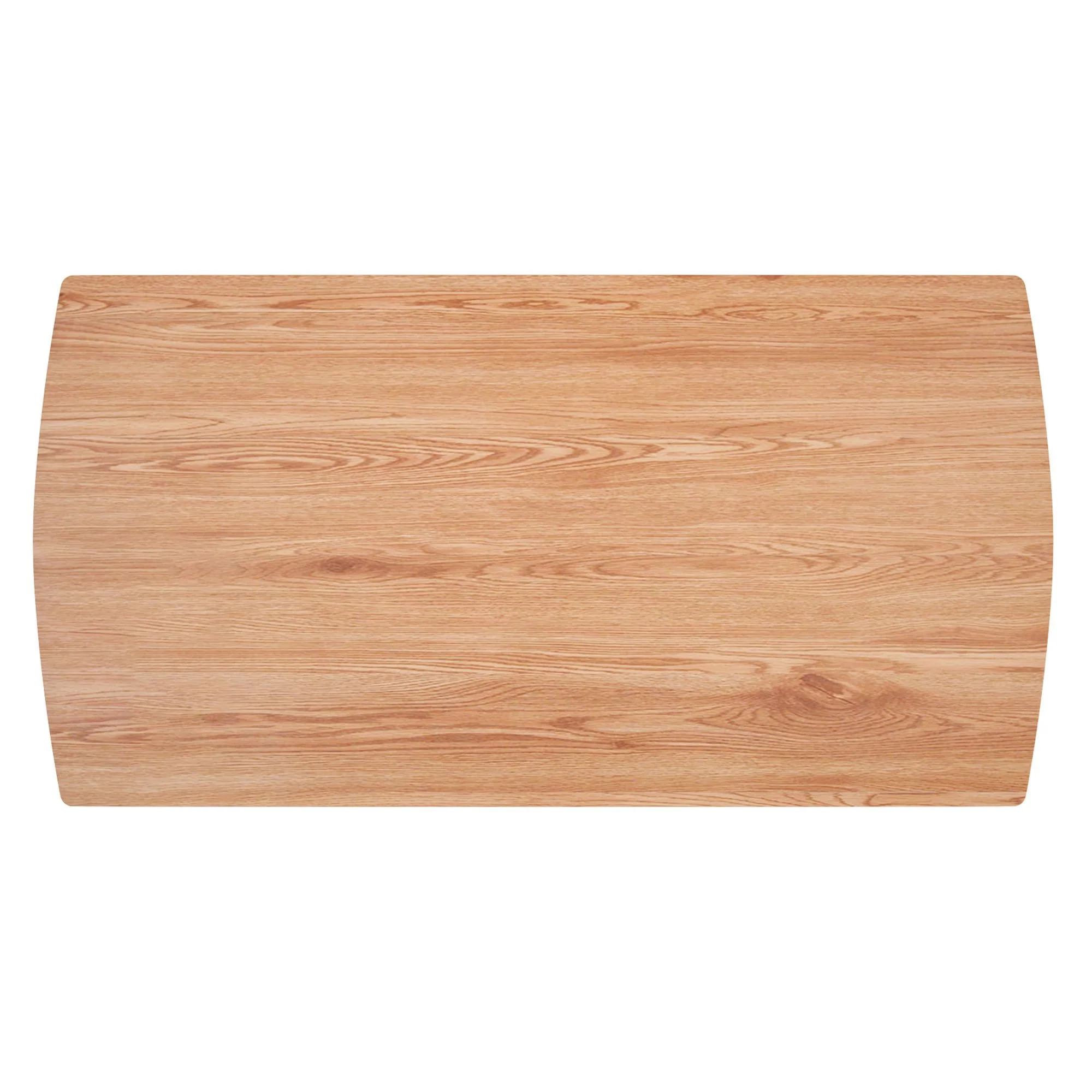 Leon Rectangular Dining Table in Natural and Black - Image 6