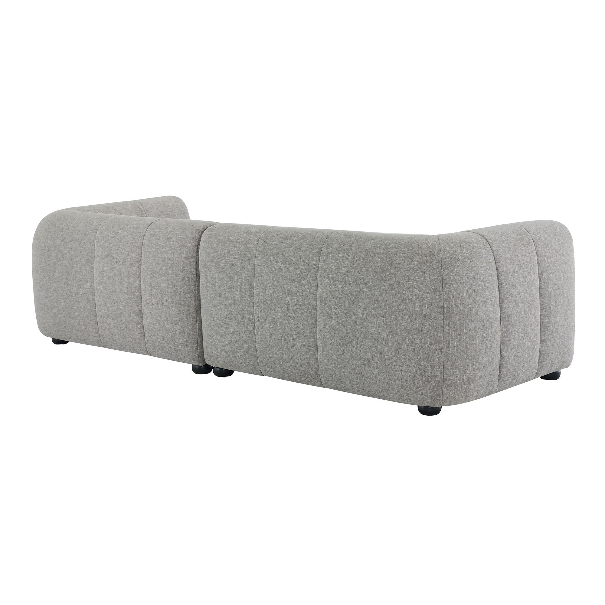 Liana Right-Facing Upholstered Fabric Modular Sofa with Chaise - Image 7
