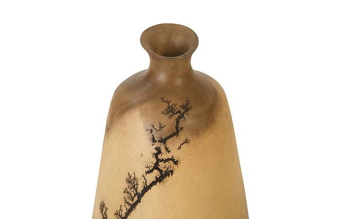 Lightning Vase, Mango Wood, Tall - Image 2