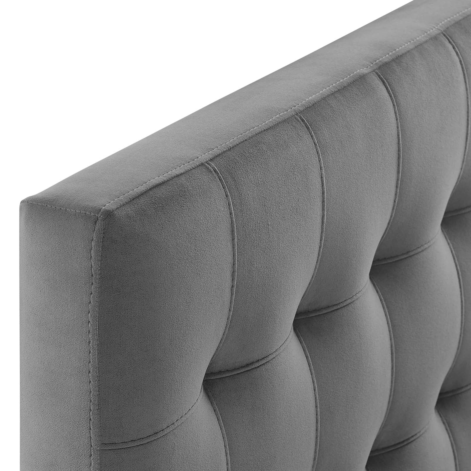 Lily Biscuit Tufted Performance Velvet Headboard - Image 4