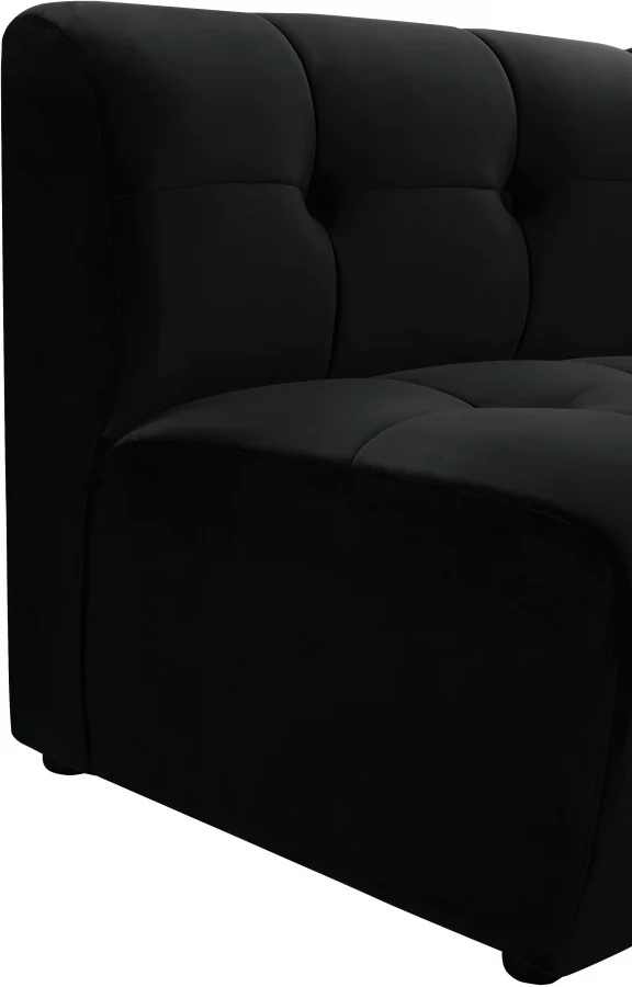 Limitless Velvet Upholstered Modular Chair - Image 10