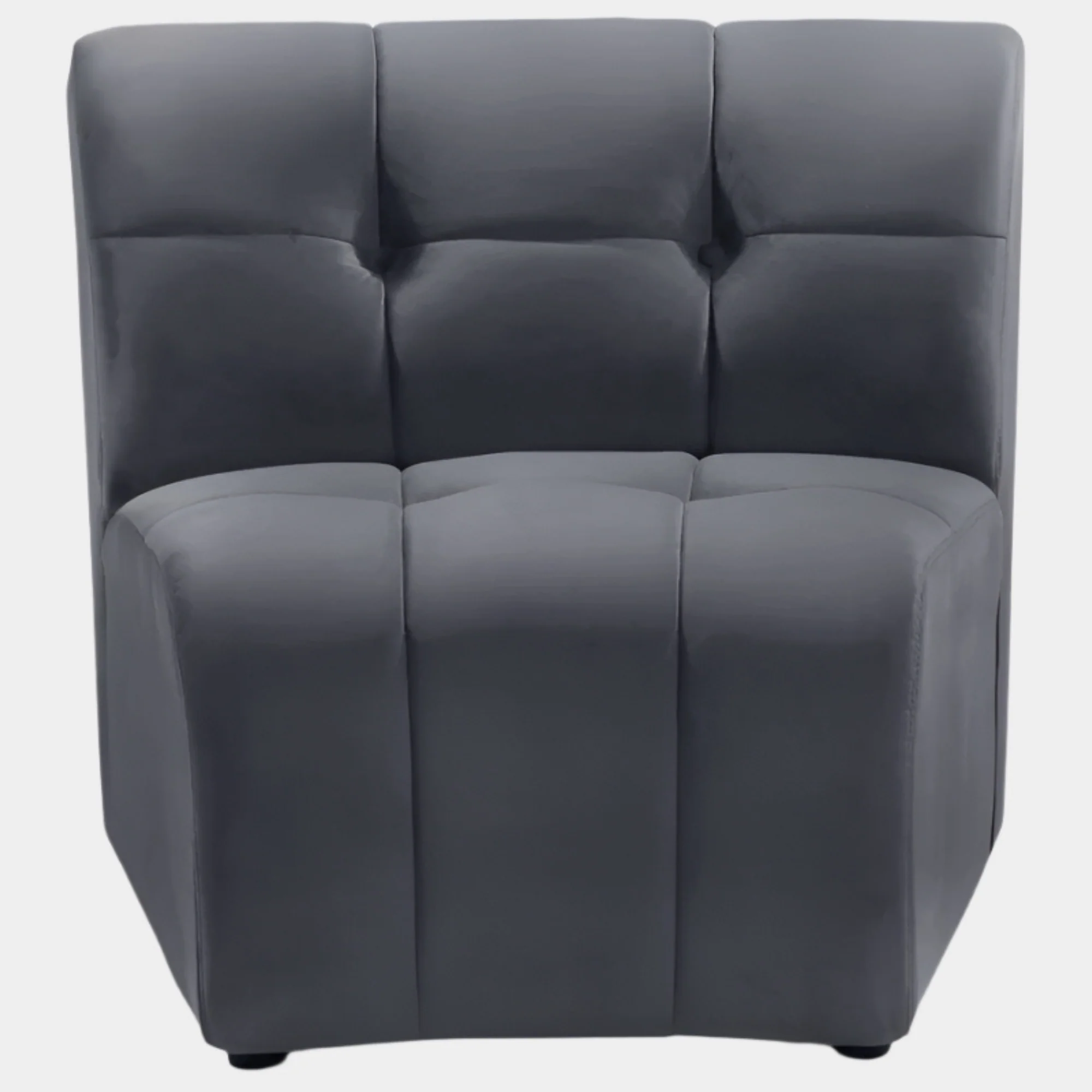 Limitless Velvet Upholstered Modular Chair - Image 15