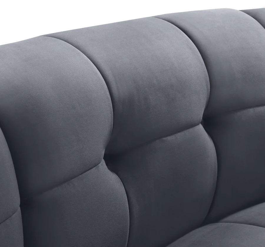 Limitless Velvet Upholstered Modular Chair - Image 20