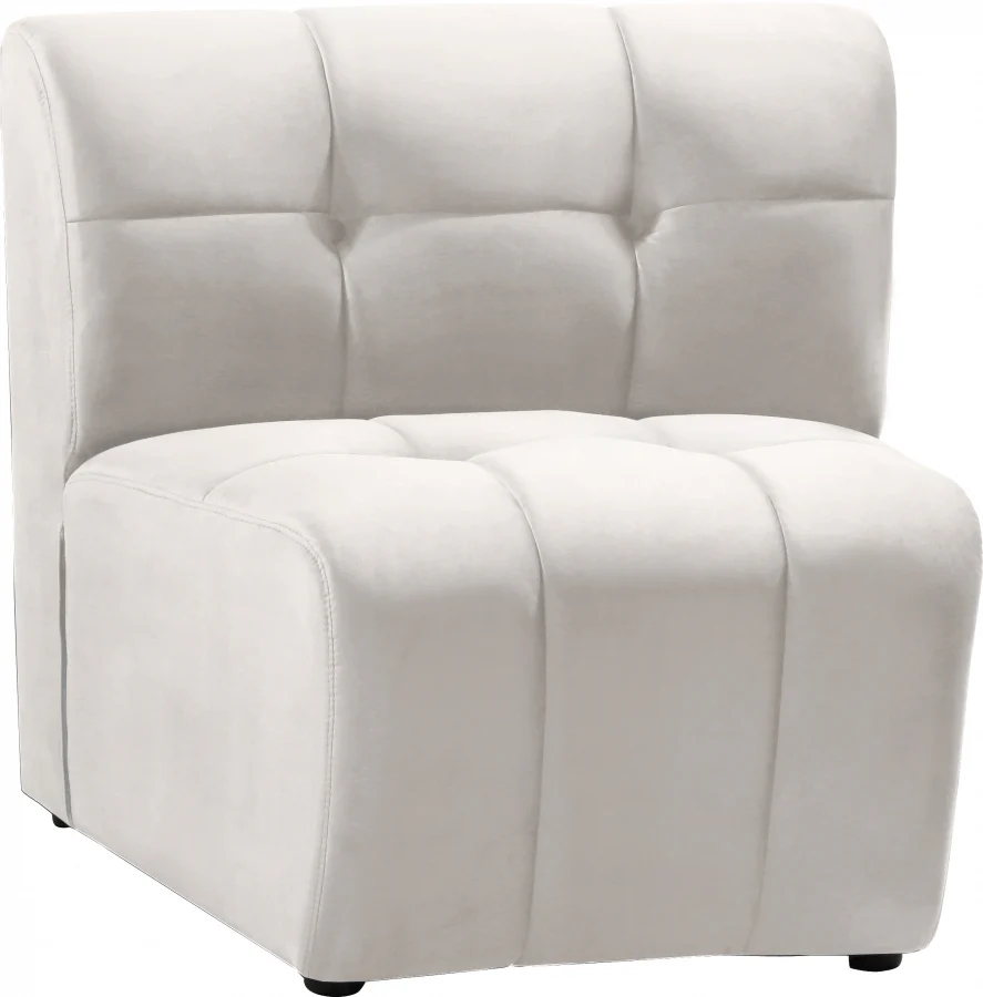 Limitless Velvet Upholstered Modular Chair - Image 31