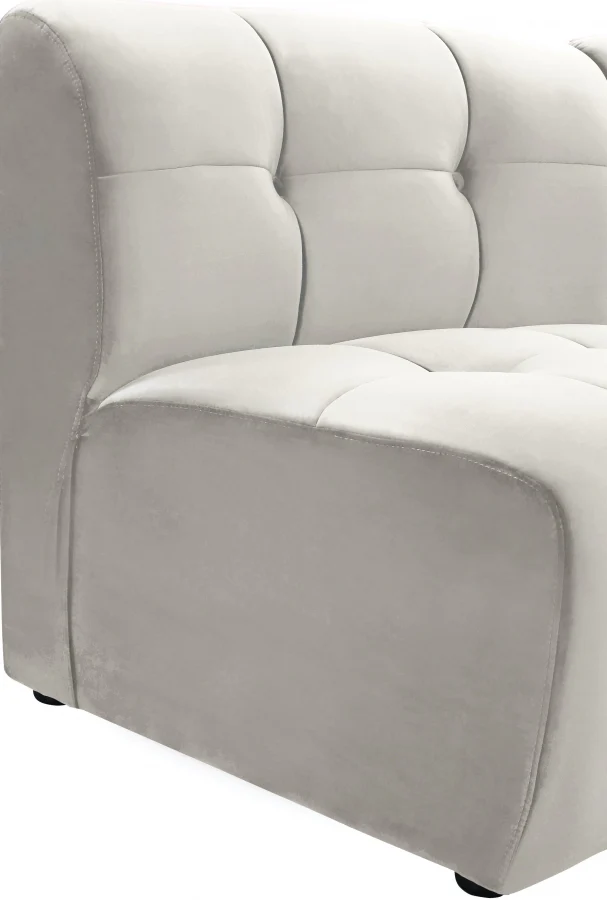 Limitless Velvet Upholstered Modular Chair - Image 38
