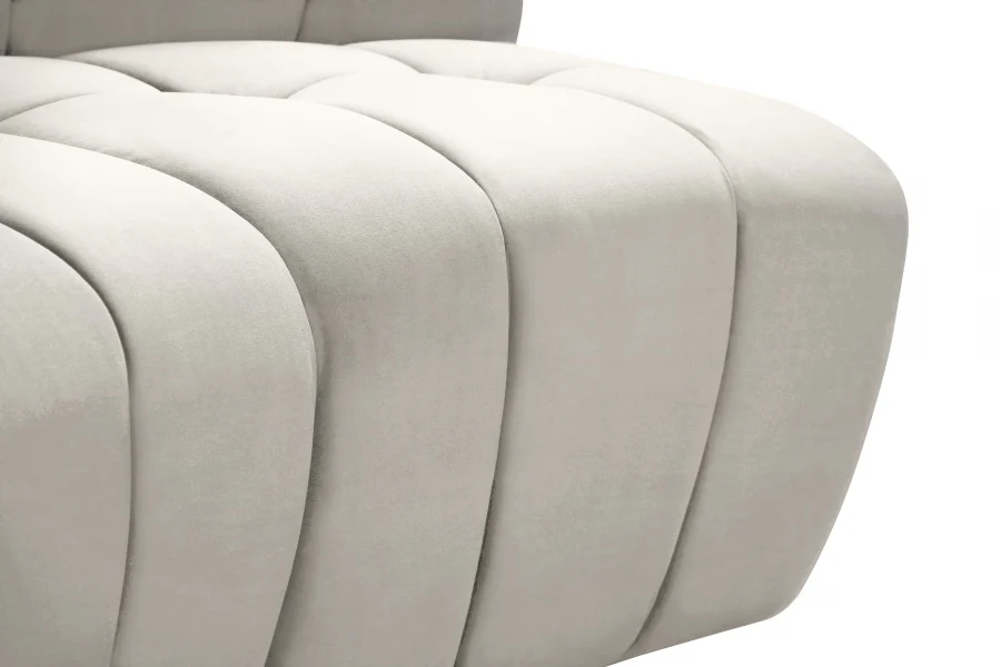 Limitless Velvet Upholstered Modular Chair - Image 40