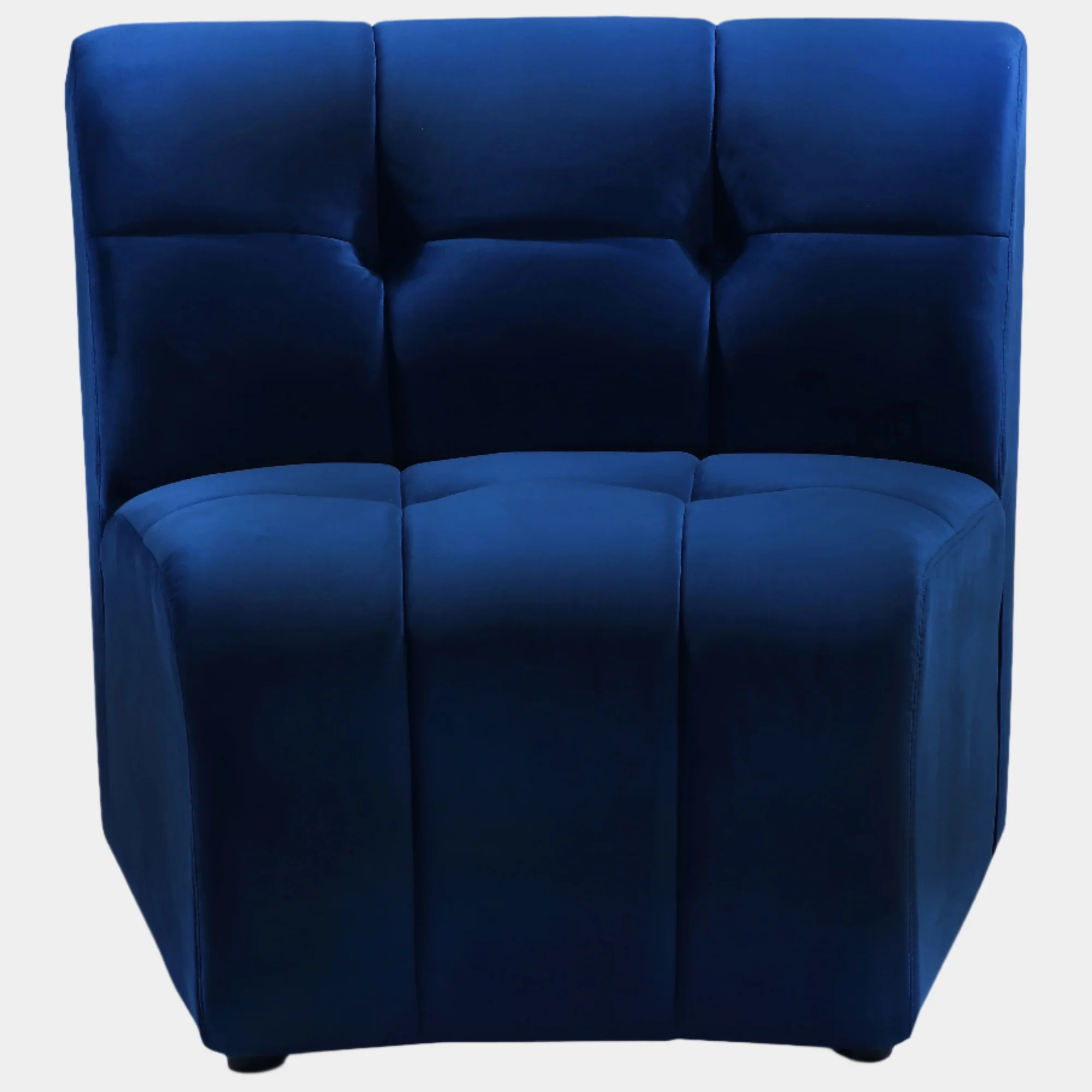 Limitless Velvet Upholstered Modular Chair - Image 43