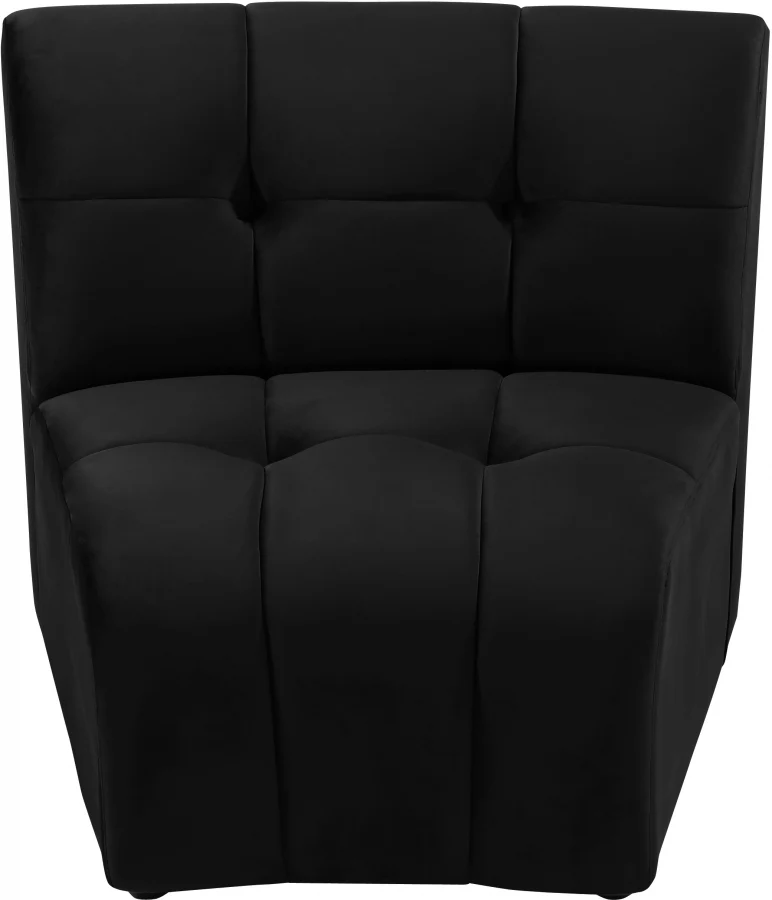 Limitless Velvet Upholstered Modular Chair - Image 5