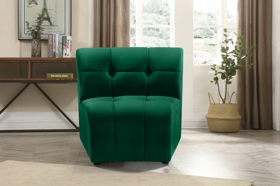 Limitless Velvet Upholstered Modular Chair - Image 59