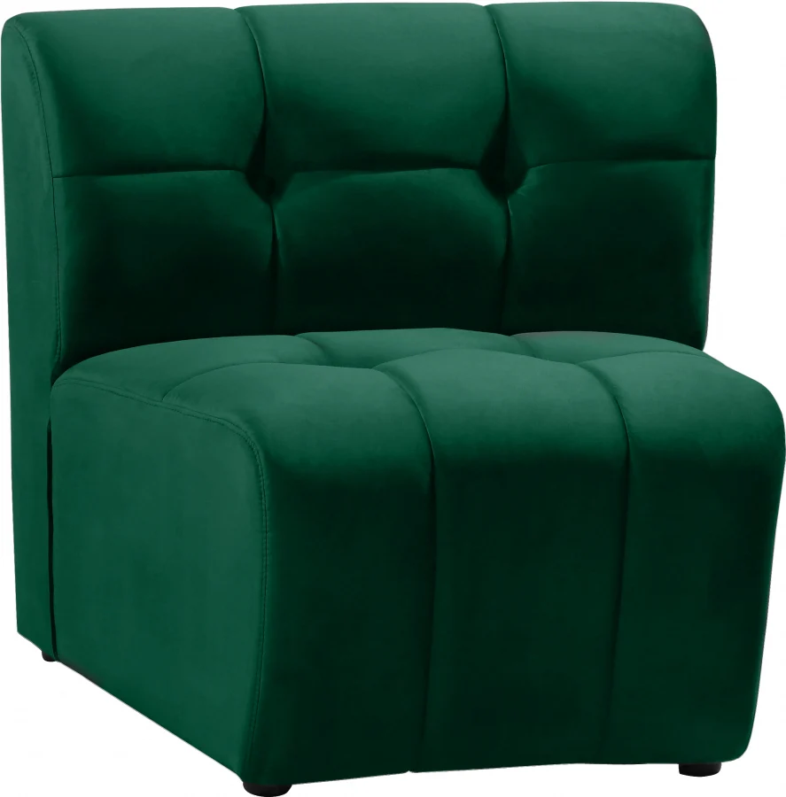 Limitless Velvet Upholstered Modular Chair - Image 60