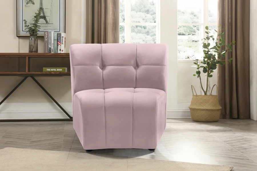 Limitless Velvet Upholstered Modular Chair - Image 82