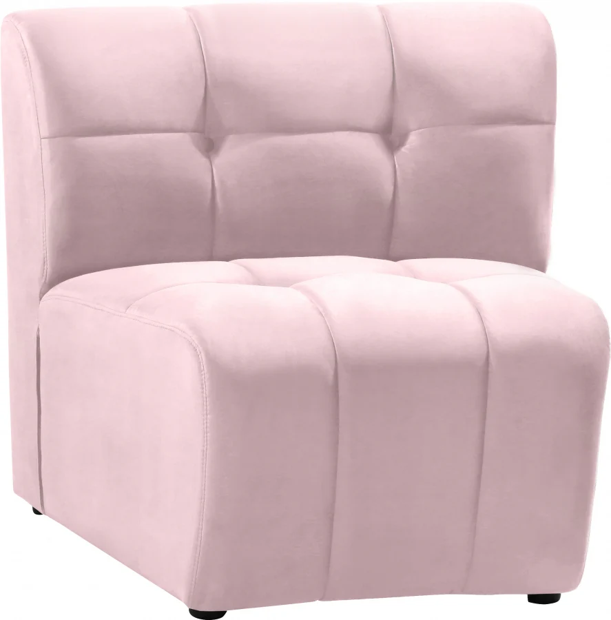 Limitless Velvet Upholstered Modular Chair - Image 83