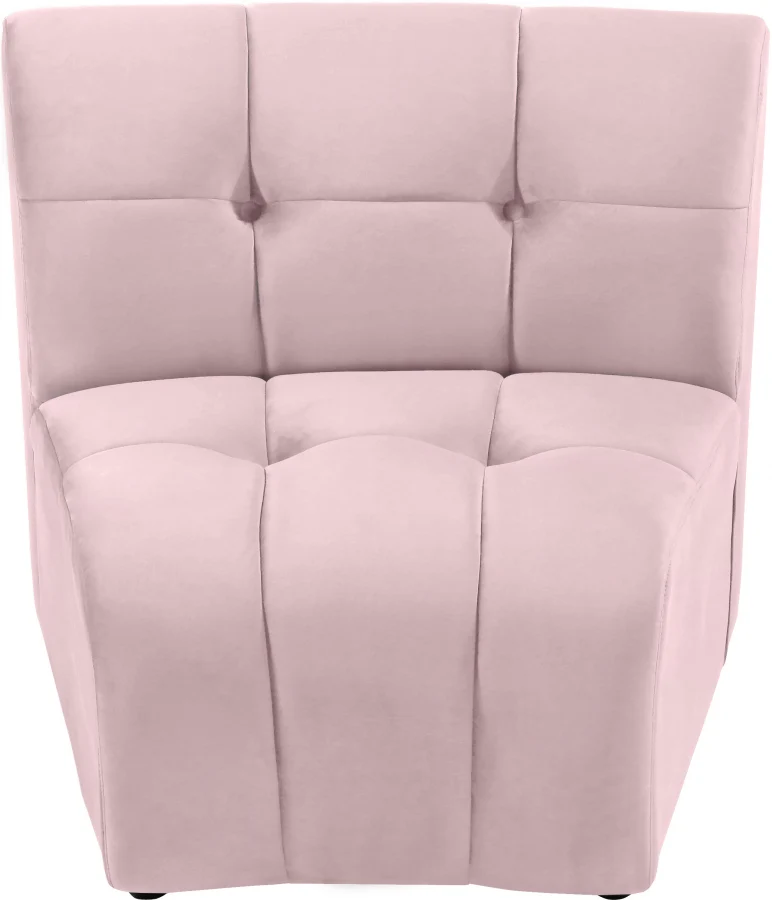 Limitless Velvet Upholstered Modular Chair - Image 85