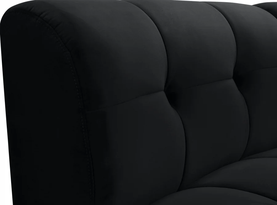 Limitless Velvet Upholstered Modular Chair - Image 9