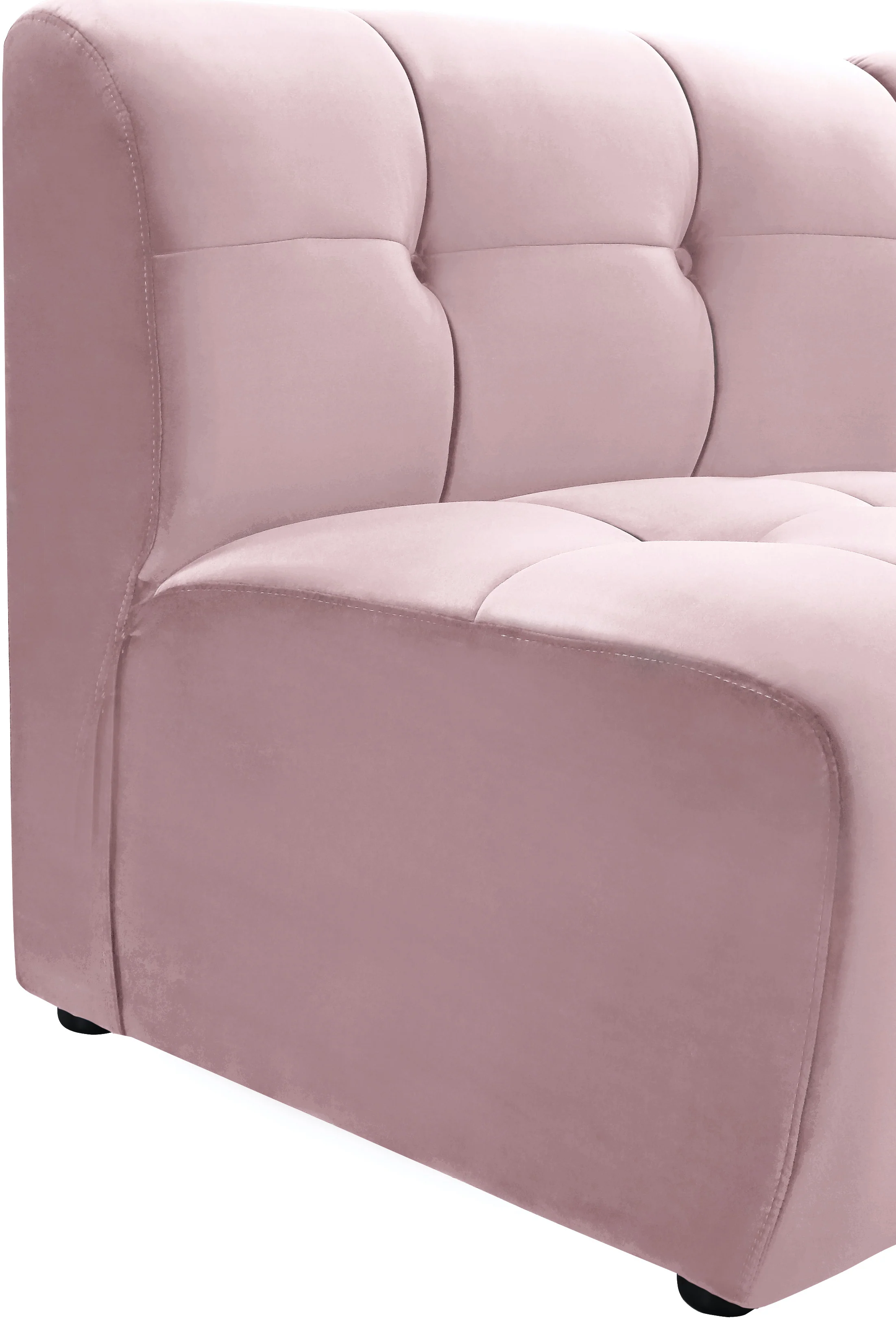 Limitless Velvet Upholstered Modular Chair - Image 90