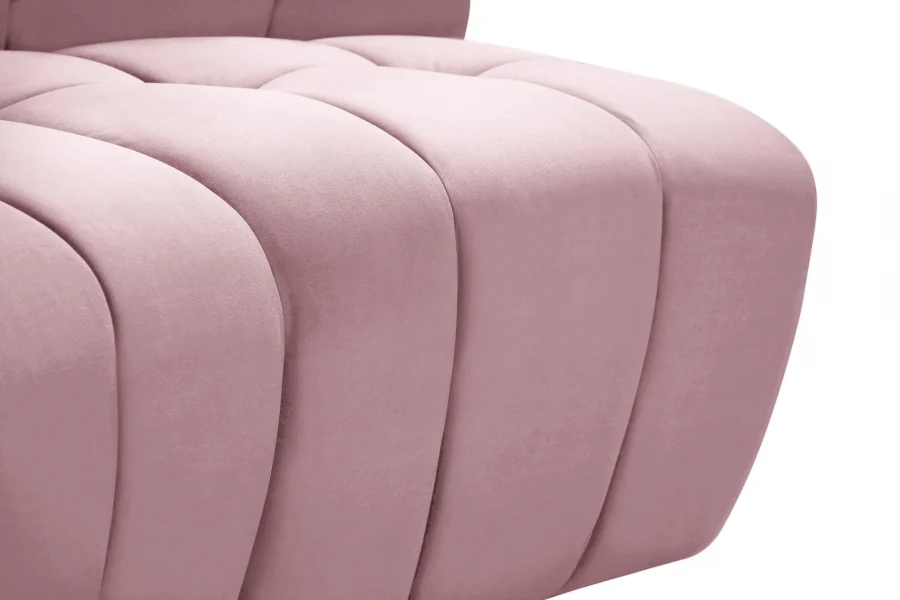 Limitless Velvet Upholstered Modular Chair - Image 92