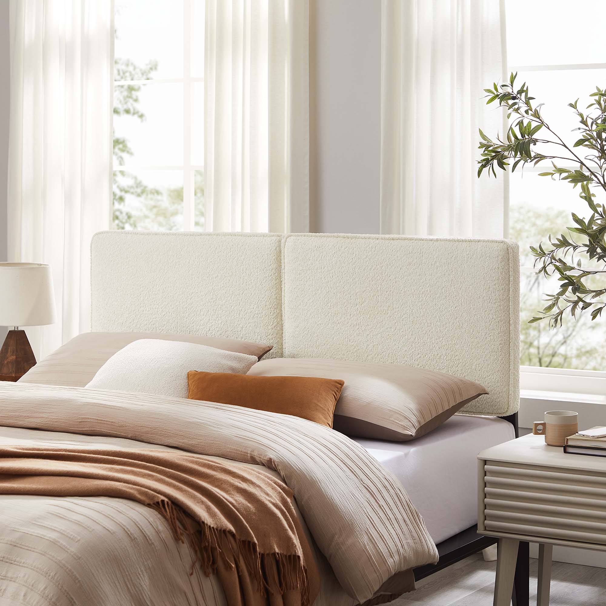Lindee Boucle Fabric Headboard - Image 10
