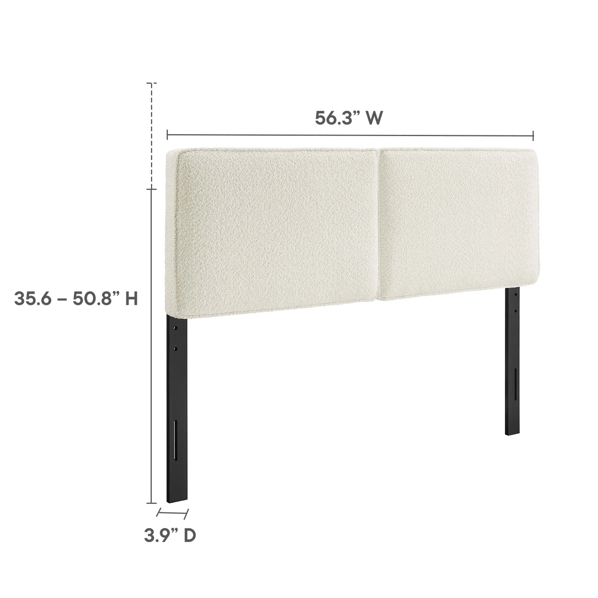 Lindee Boucle Fabric Headboard - Image 16
