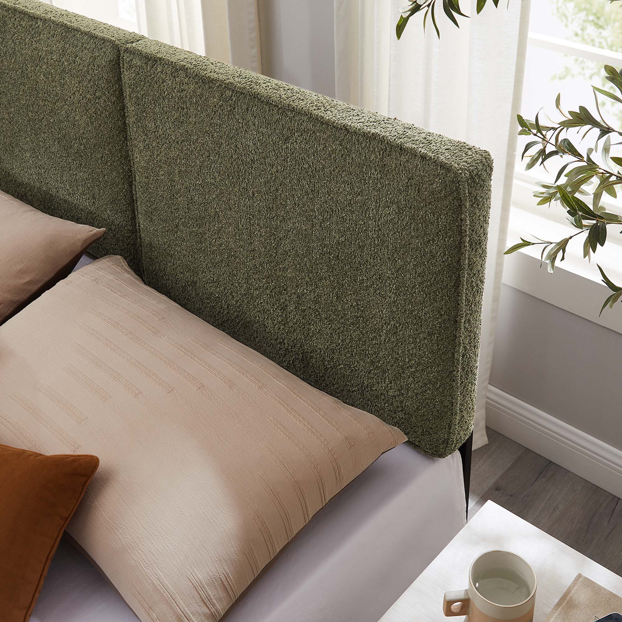 Lindee Boucle Fabric Headboard - Image 3