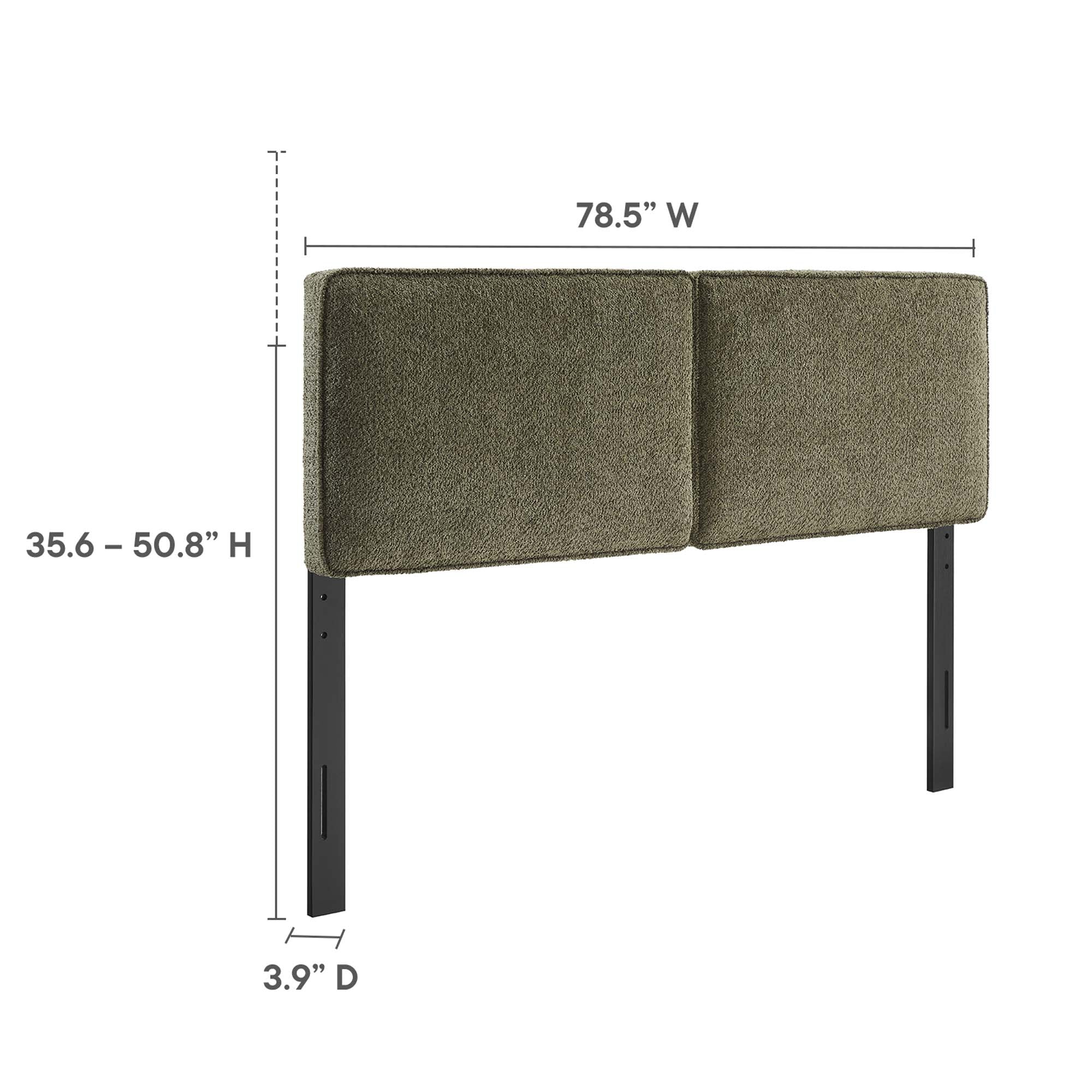 Lindee Boucle Fabric Headboard - Image 8