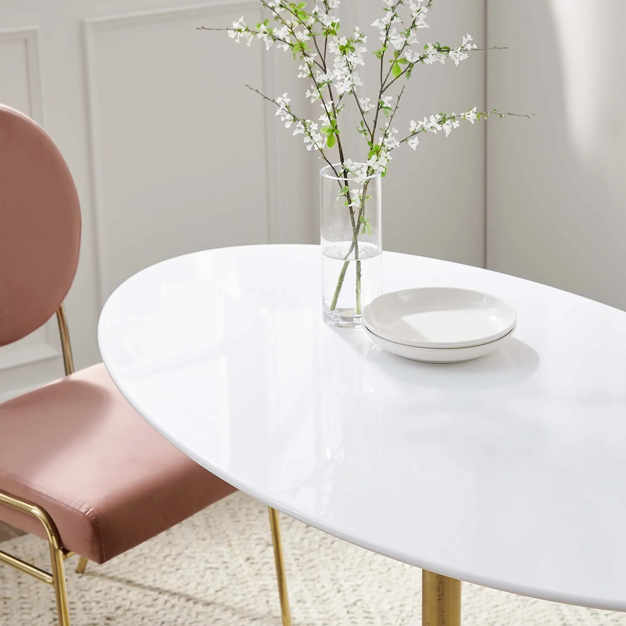 Lippa Oval Wood Dining Table - Image 13