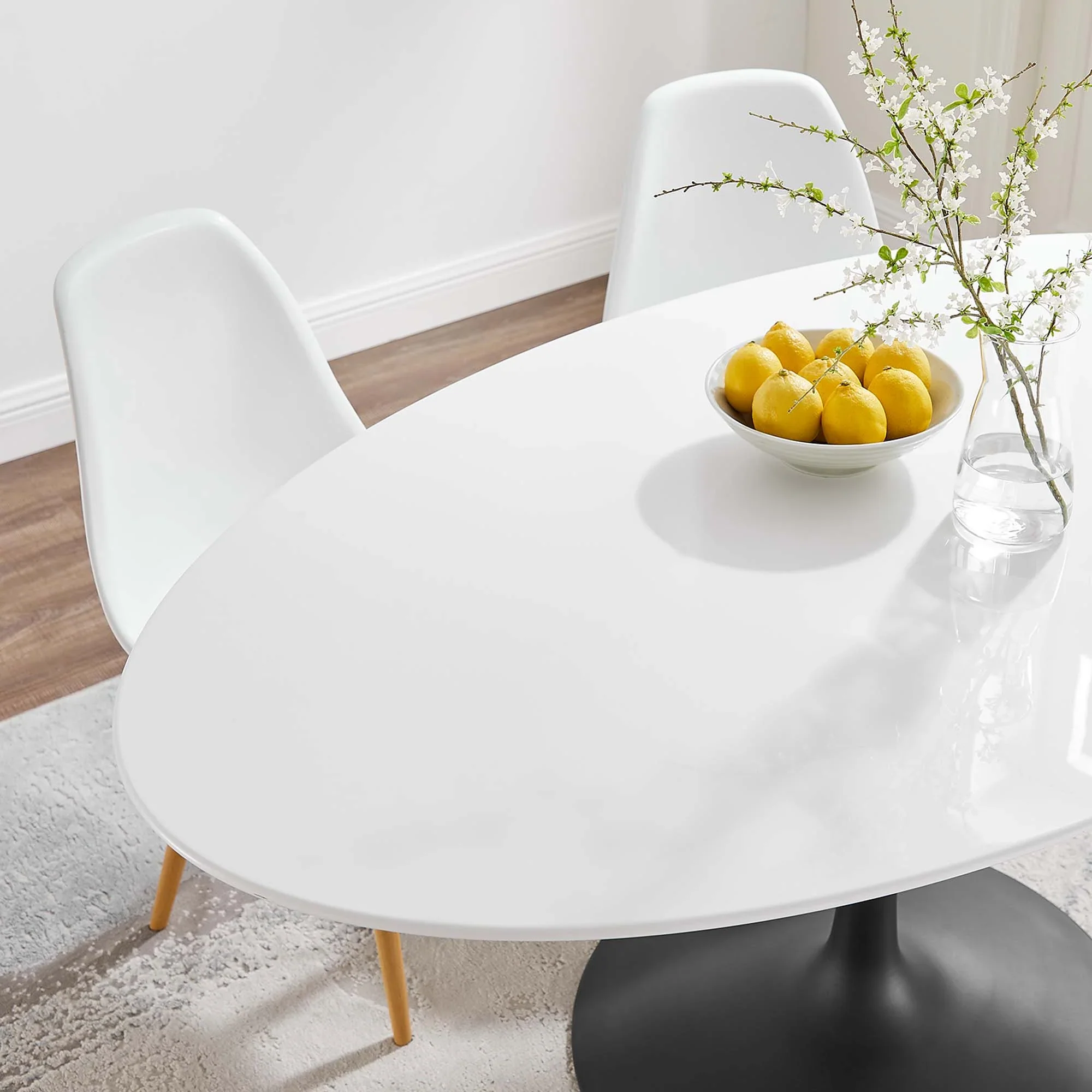 Lippa Oval Wood Dining Table - Image 54