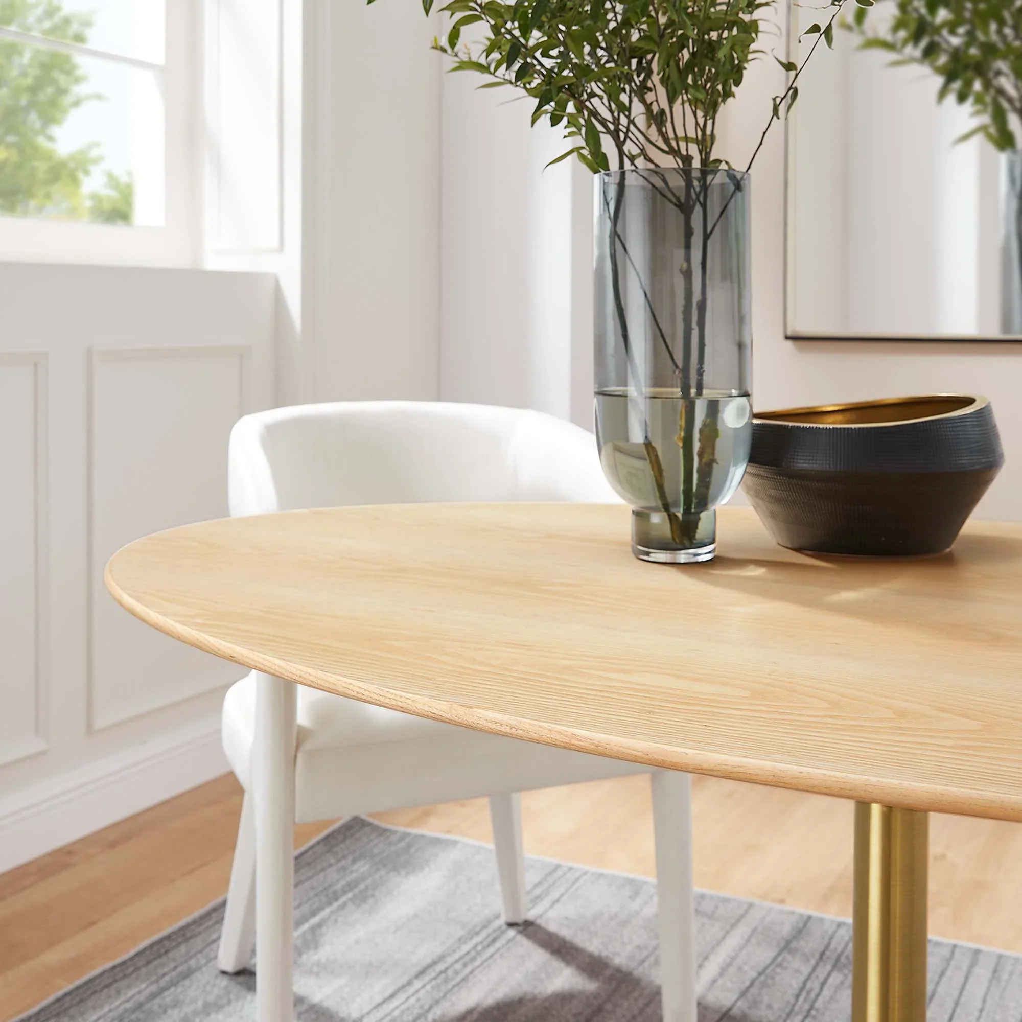 Lippa Oval Wood Dining Table - Image 96