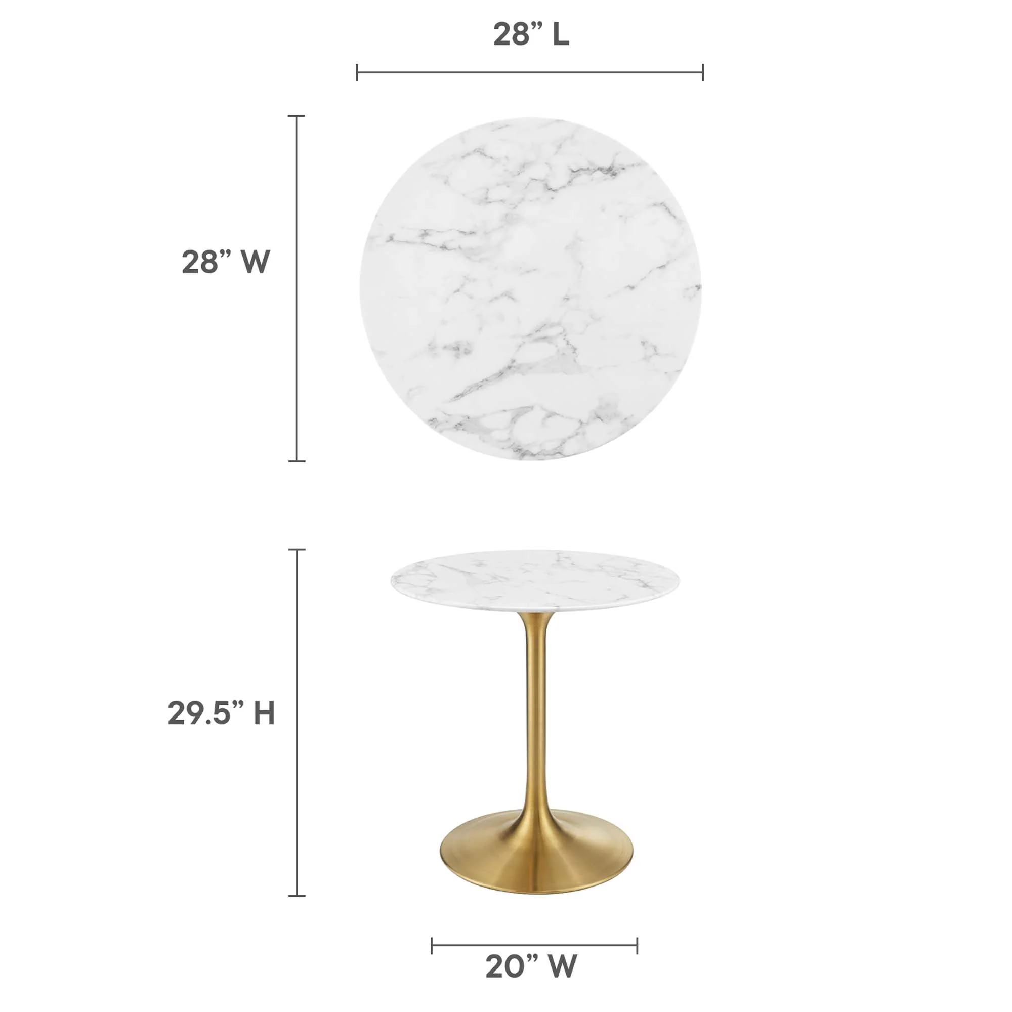 Lippa Round 28" Dining Table - Image 12
