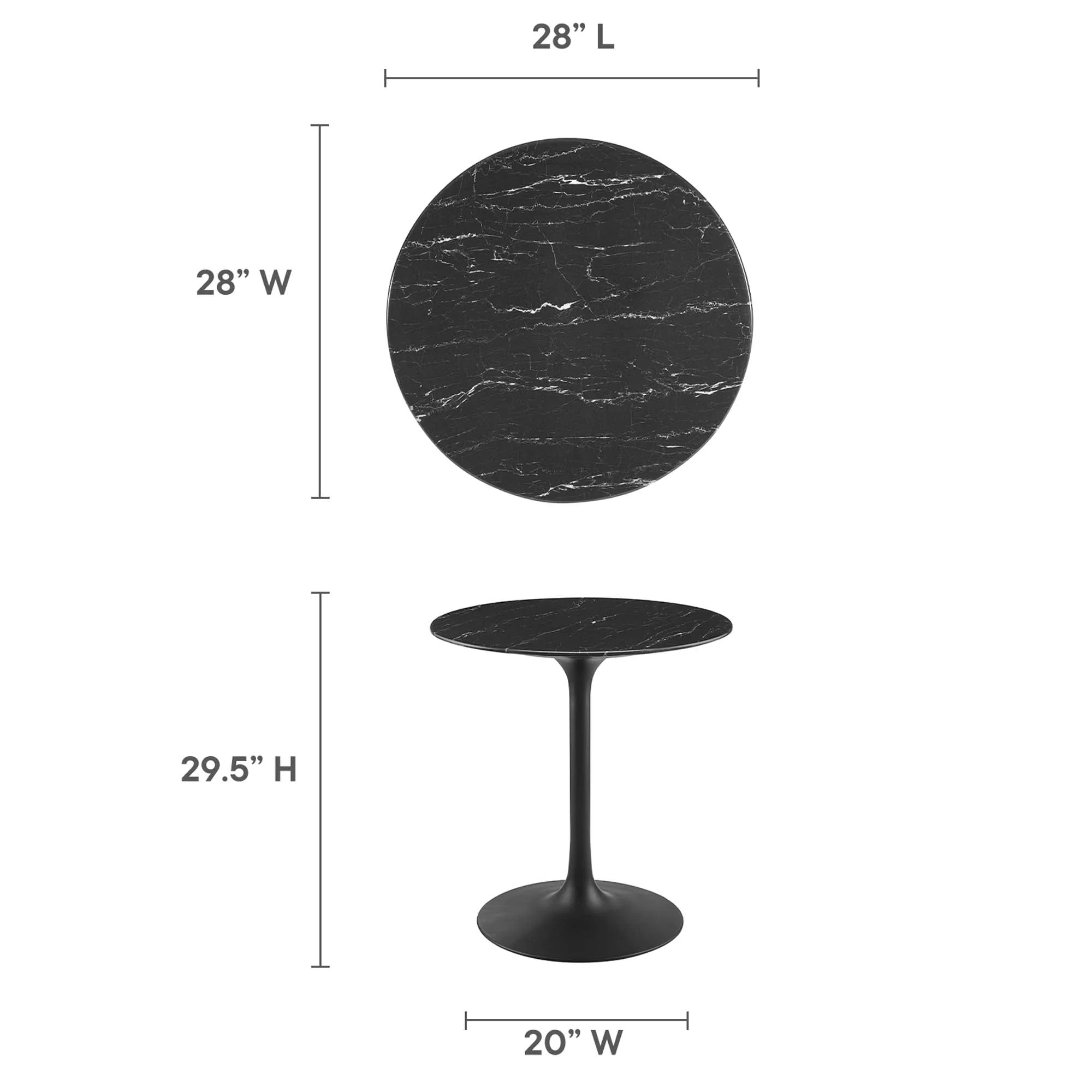 Lippa Round 28" Dining Table - Image 36