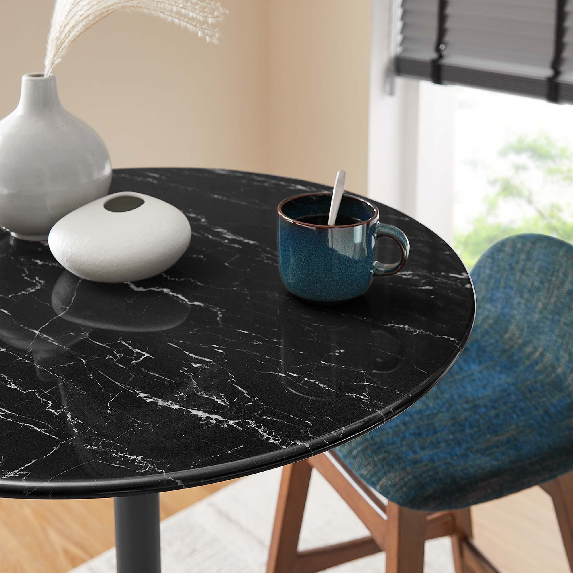 Lippa Round Artificial Marble Bar Table - Image 23