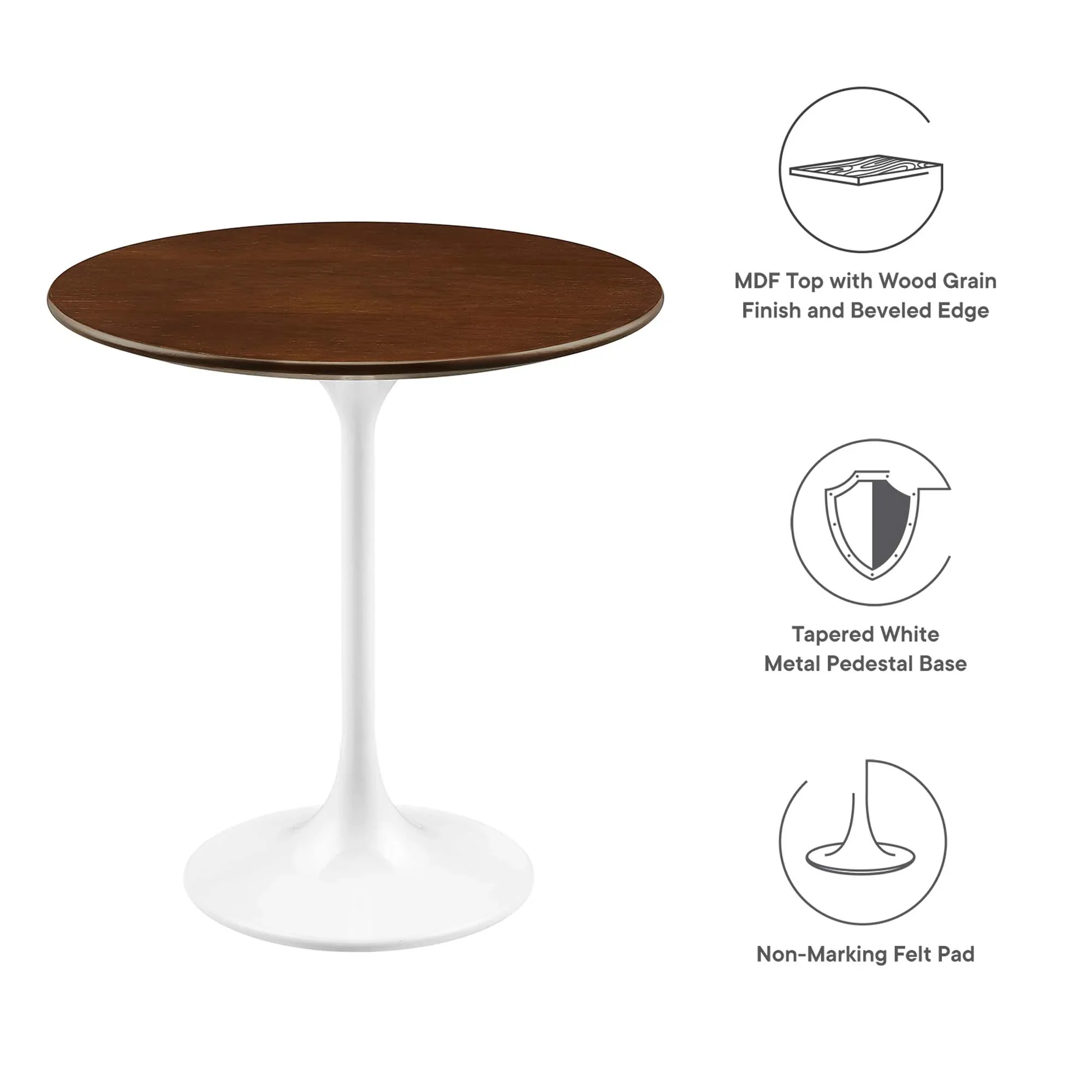 Lippa Round Wood Side Table - Image 23