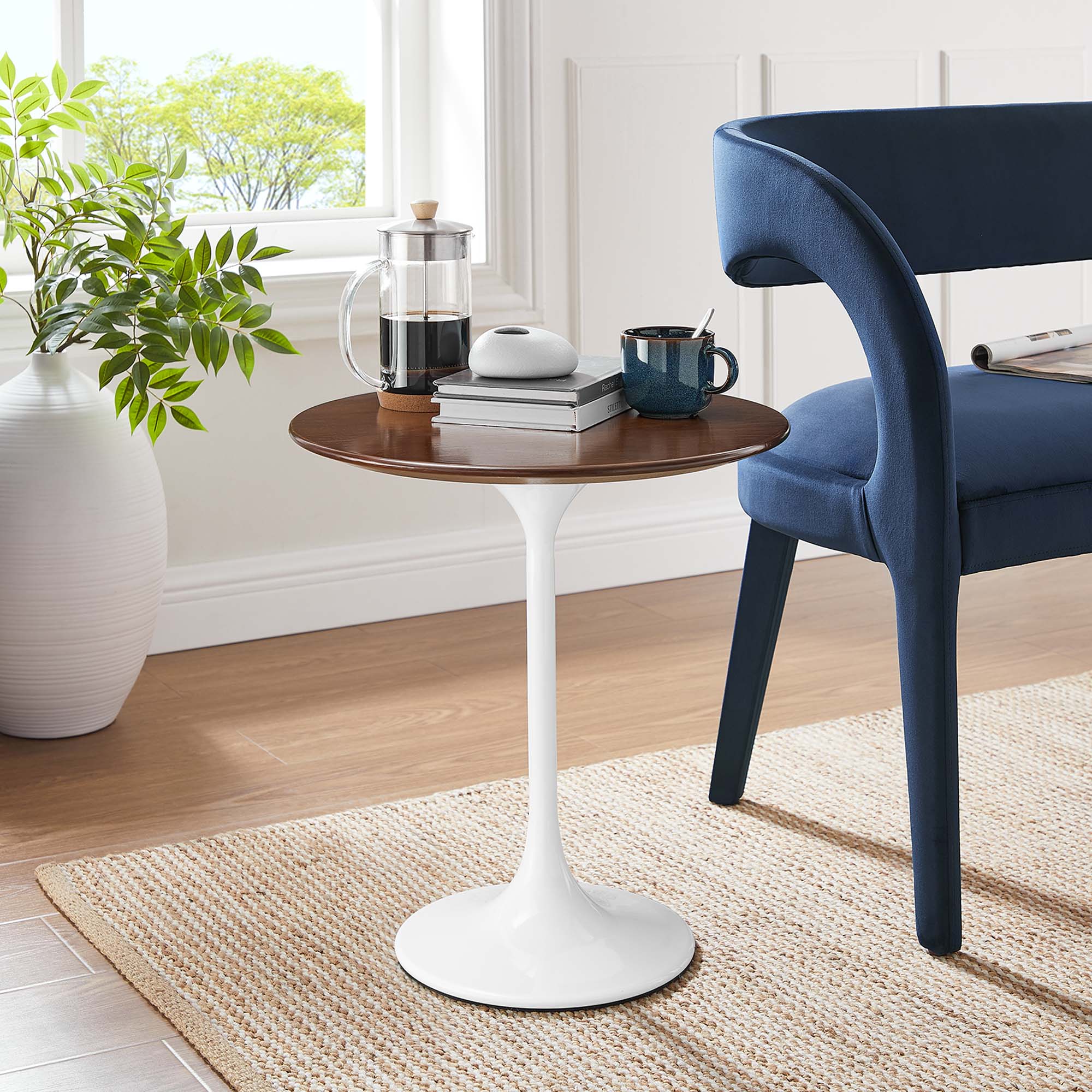 Lippa Round Wood Side Table - Image 28