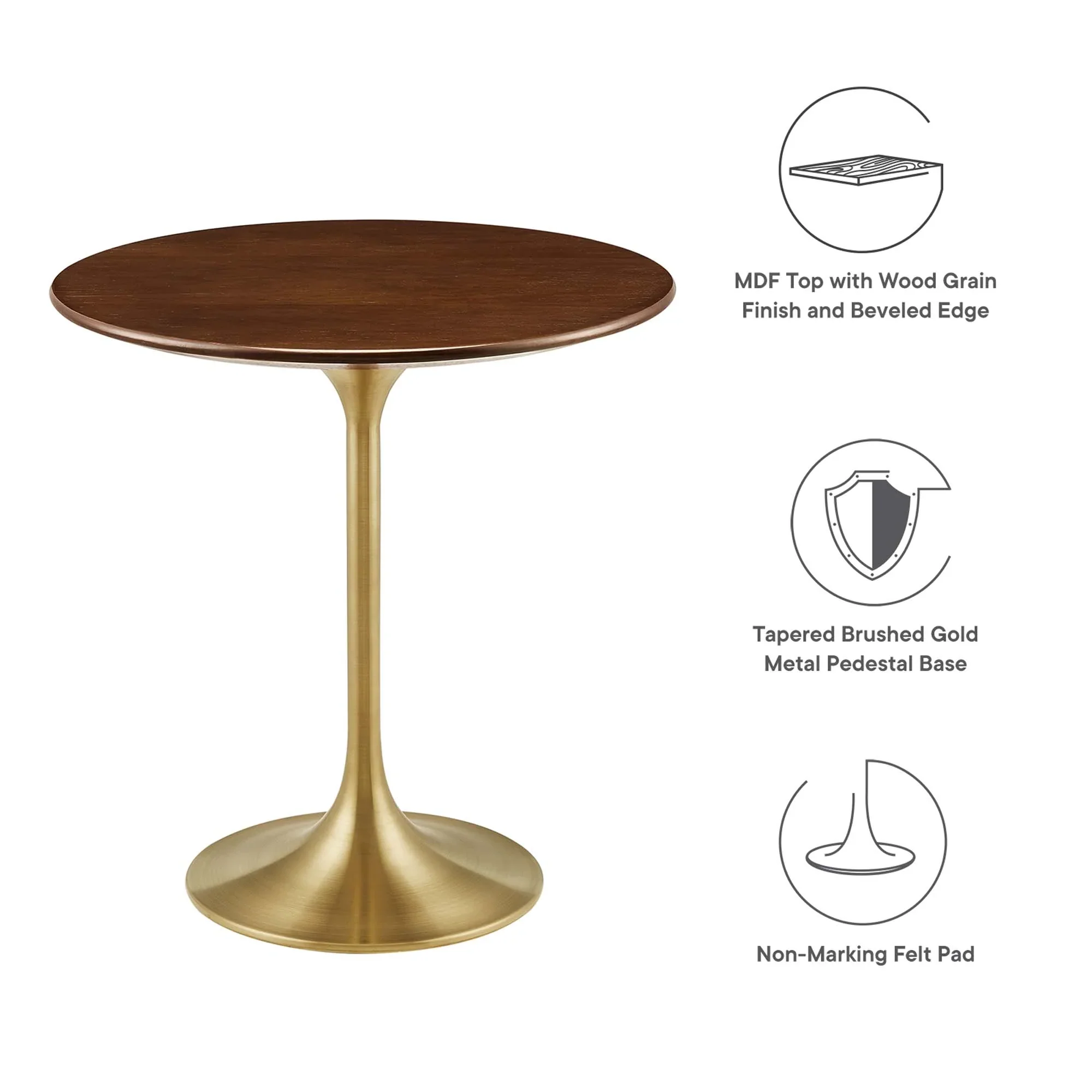 Lippa Round Wood Side Table - Image 37