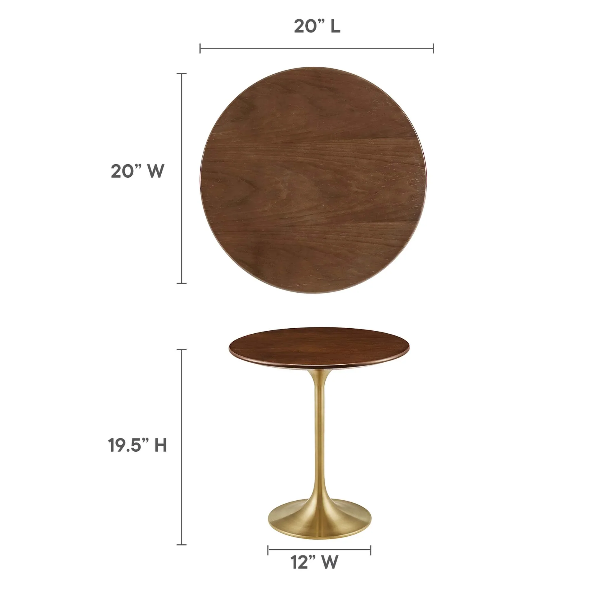 Lippa Round Wood Side Table - Image 38