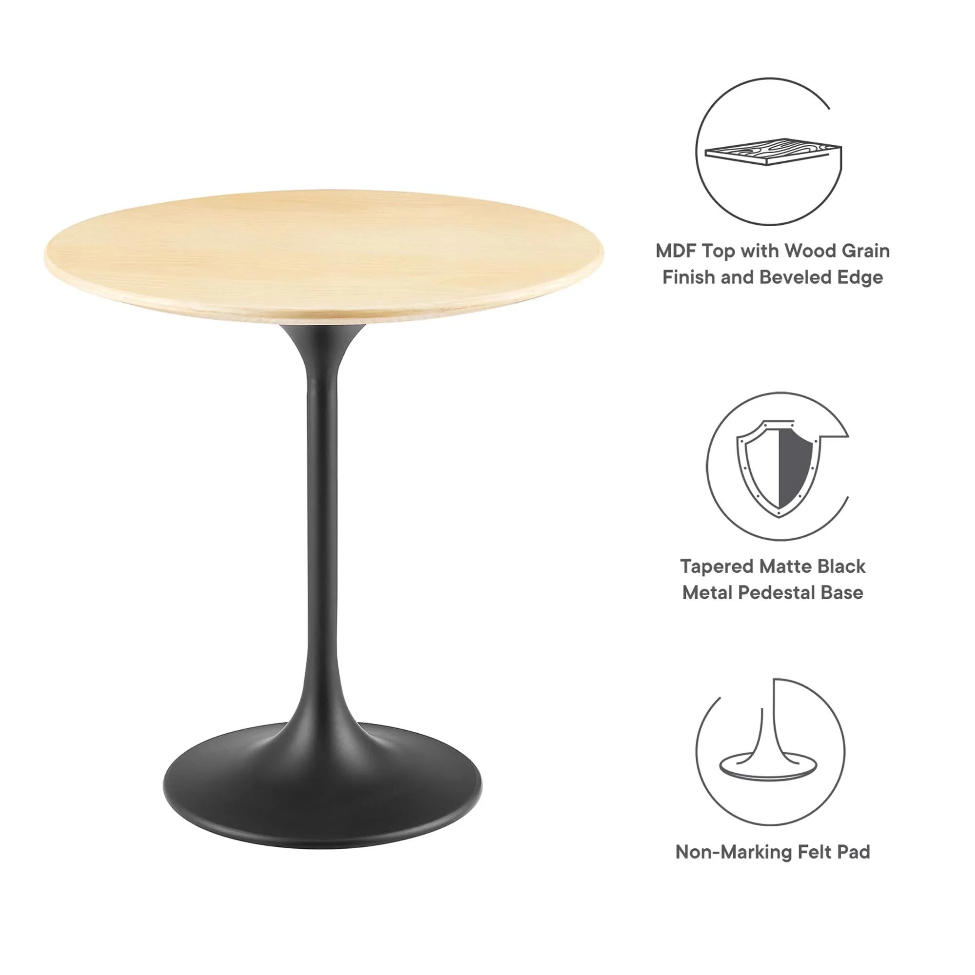 Lippa Round Wood Side Table - Image 57