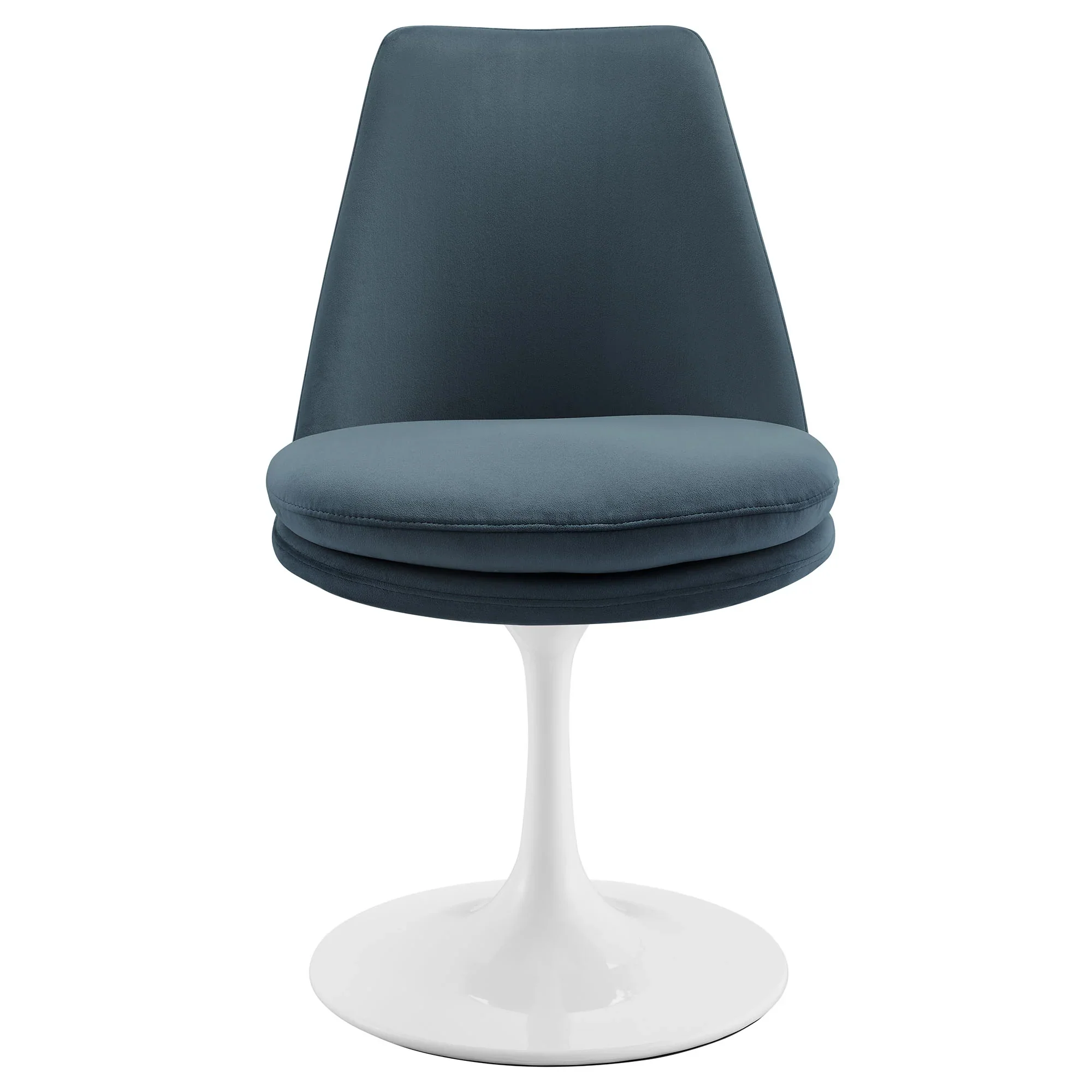Lippa Swivel Dining Performance Velvet Side Chair - Image 6
