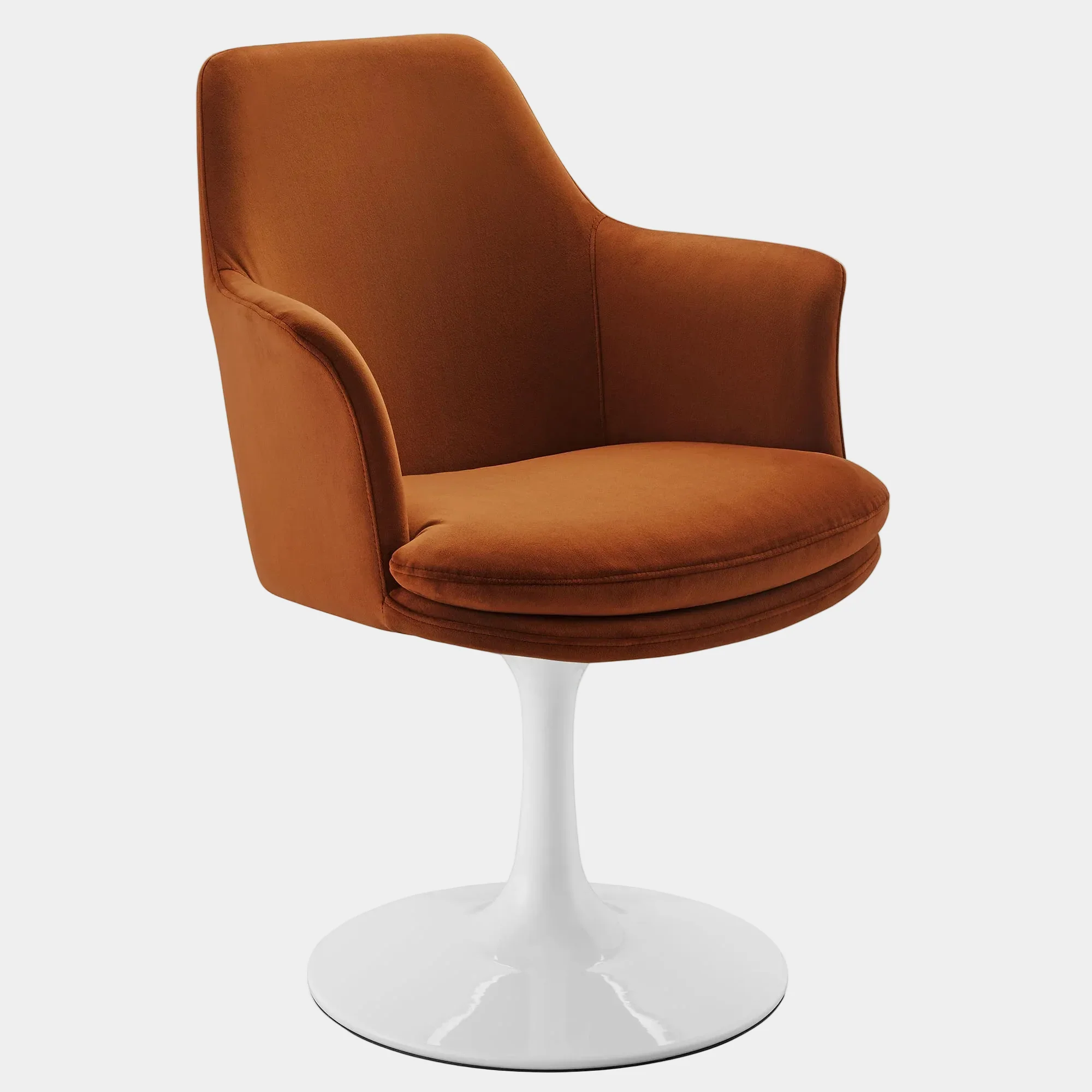 Lippa Swivel Dining Upholstered Armchair - Image 11
