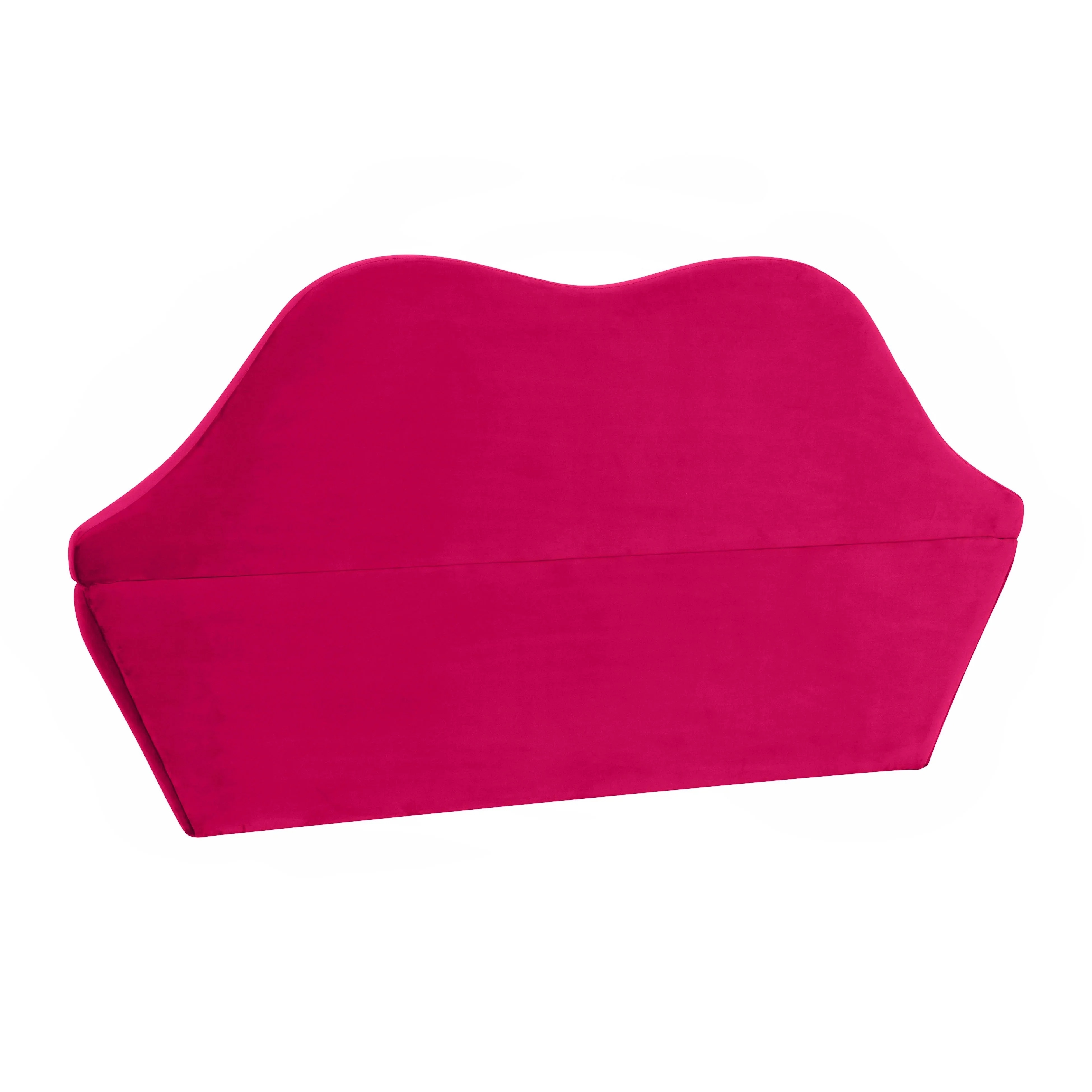 Lips 68" Performance Velvet Settee - Image 10