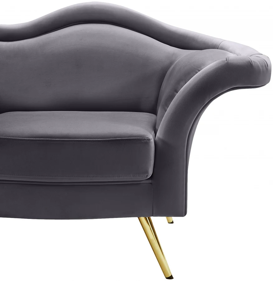 Lips Velvet Upholstered Chair - Image 8