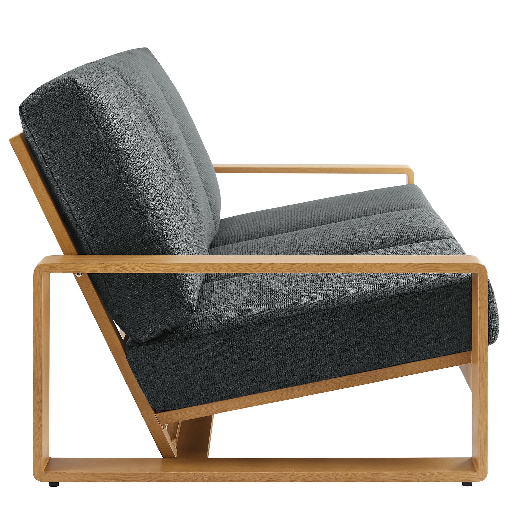 Lirienne 2-Piece Outdoor Patio Aluminum Faux Wood Furniture Set - Image 9