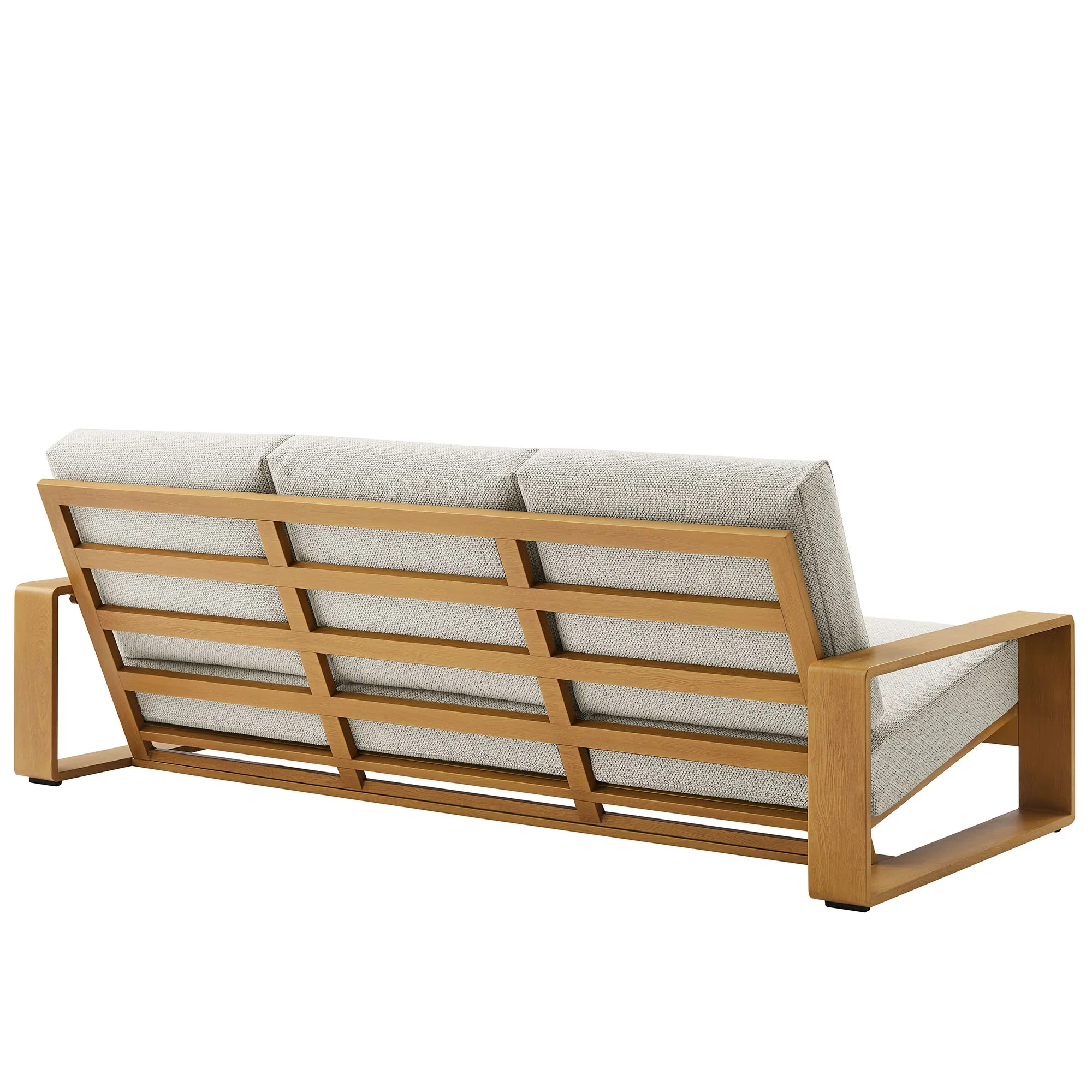 Lirienne 4-Piece Outdoor Patio Aluminum Faux Wood Furniture Set - Image 5