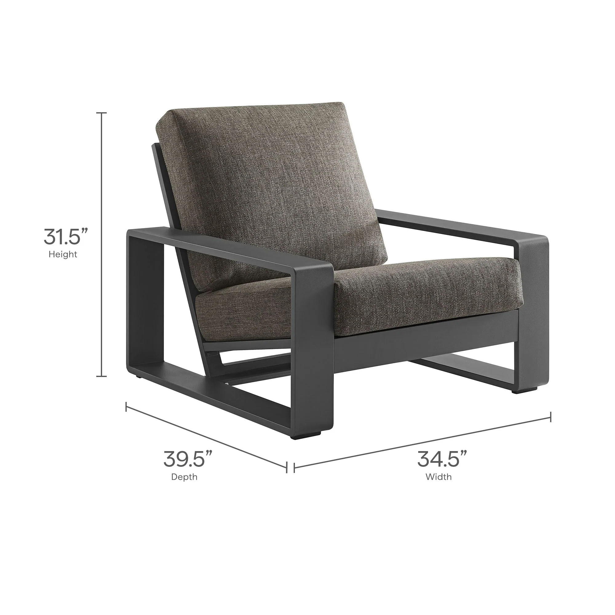 Lirienne 4-Piece Outdoor Patio Aluminum Furniture Set - Image 25