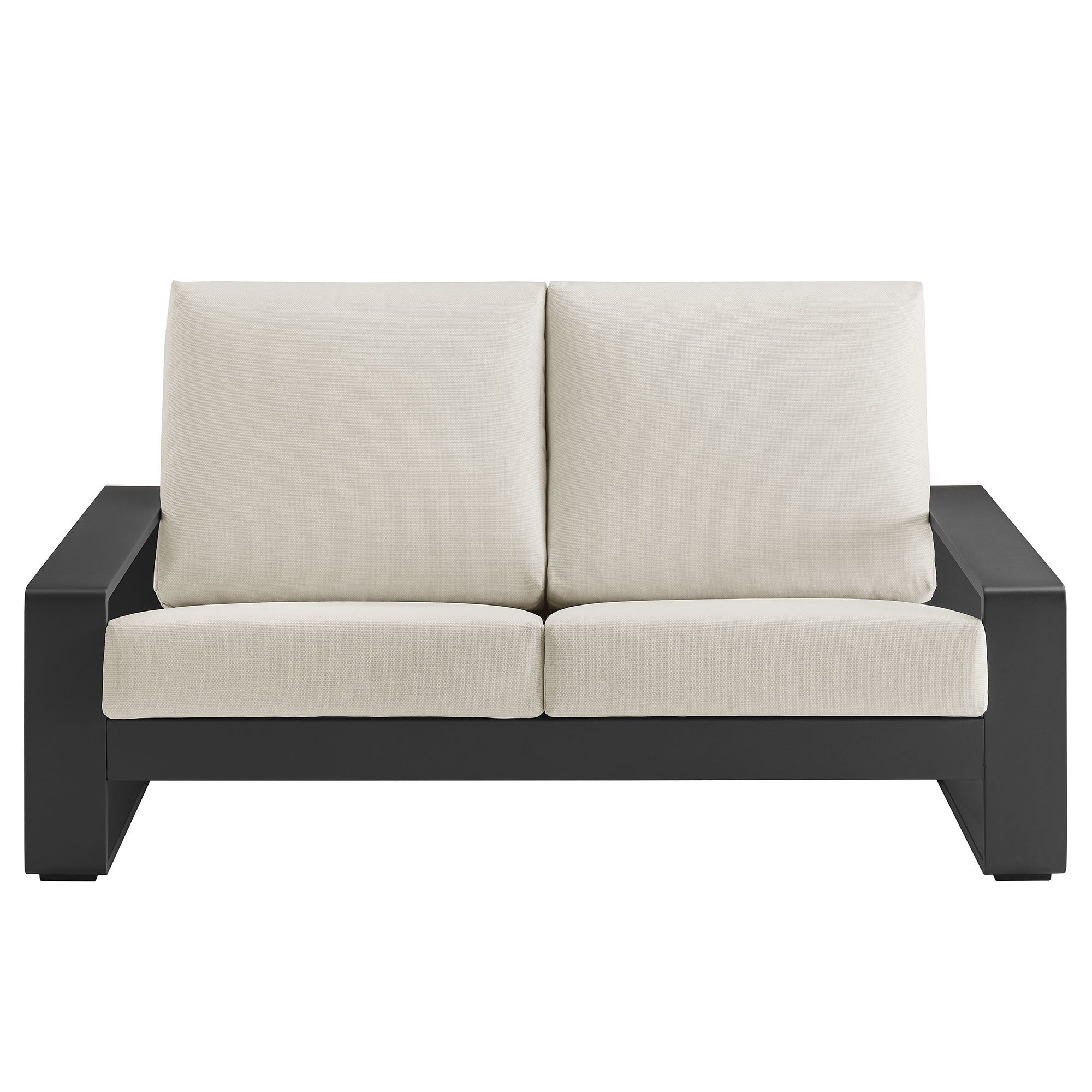 Lirienne Outdoor Patio Aluminum Loveseat - Image 13