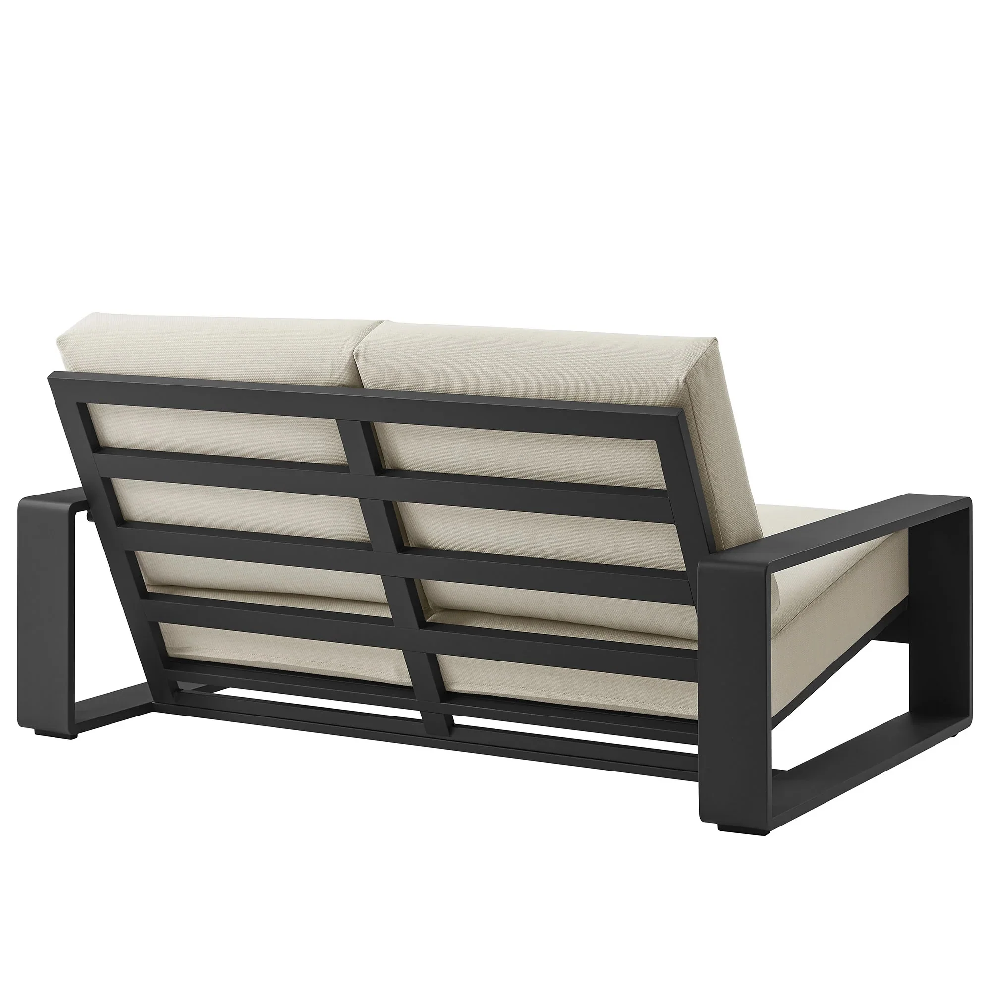 Lirienne Outdoor Patio Aluminum Loveseat - Image 15