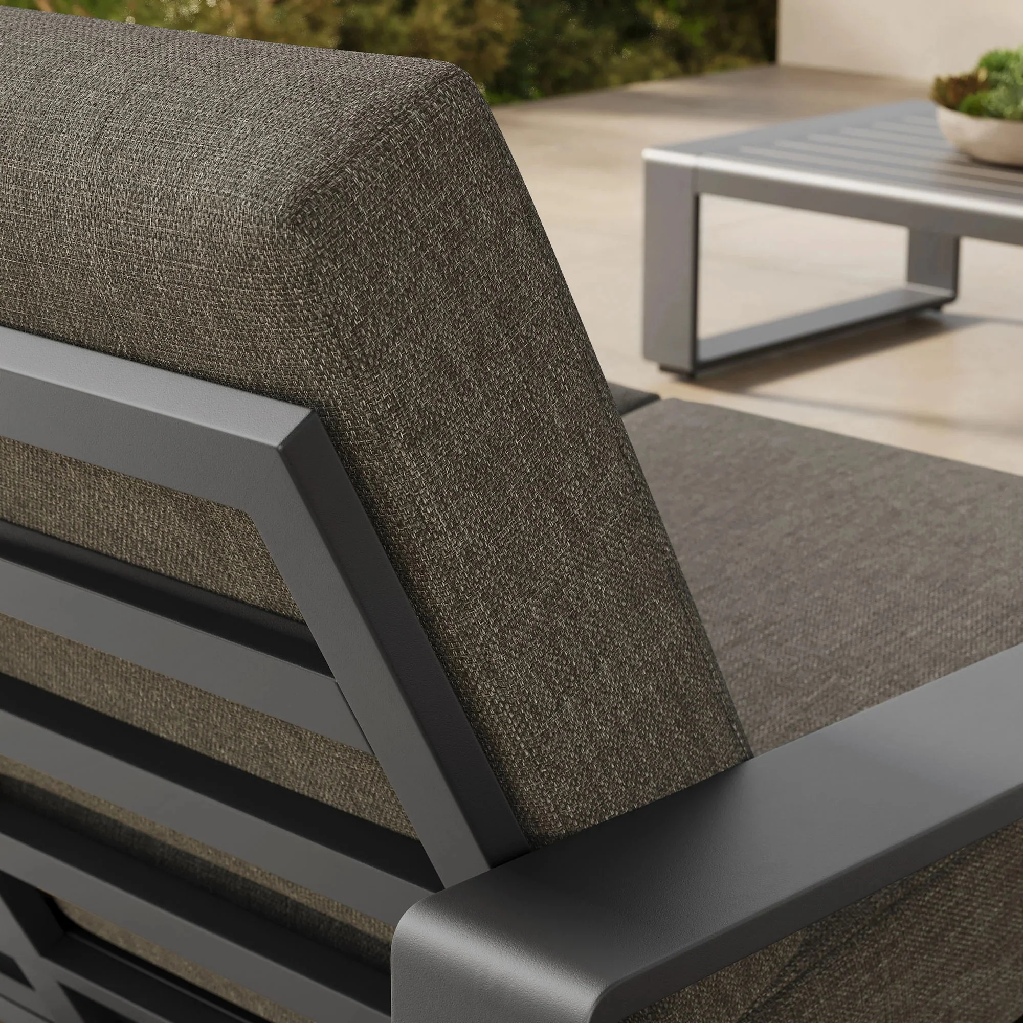 Lirienne Outdoor Patio Aluminum Loveseat - Image 21