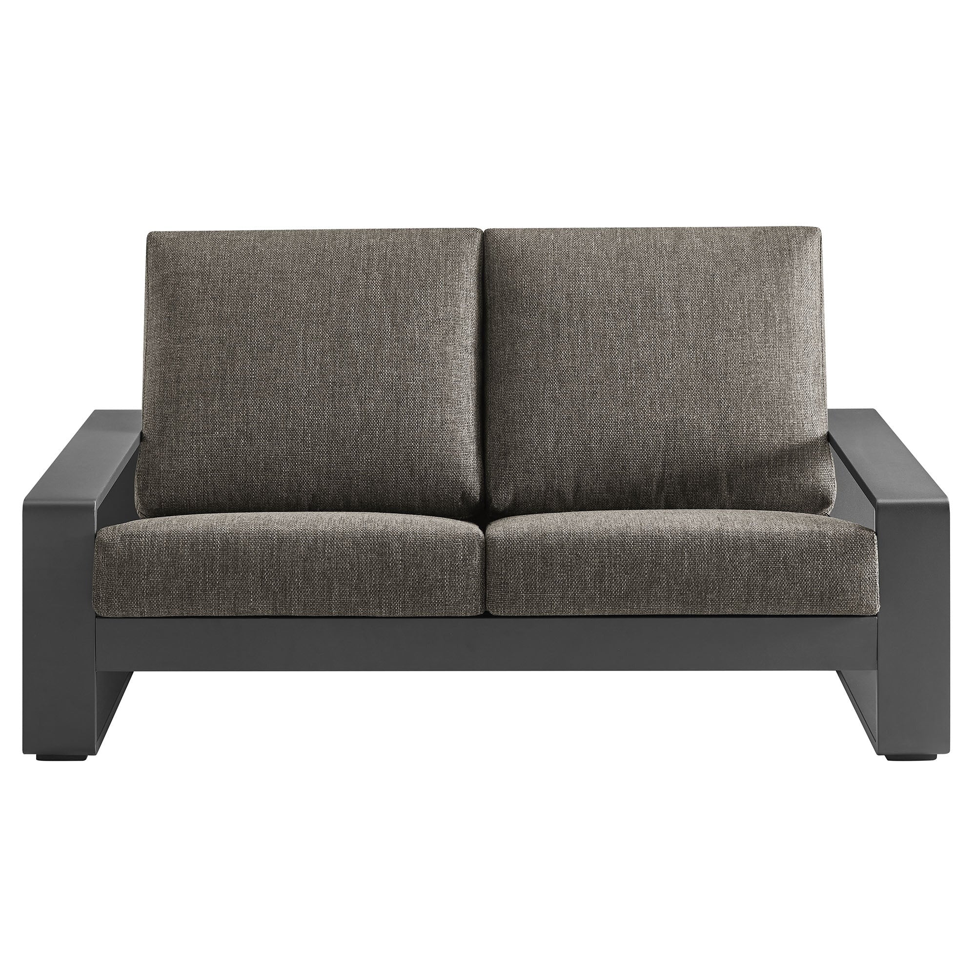 Lirienne Outdoor Patio Aluminum Loveseat - Image 22
