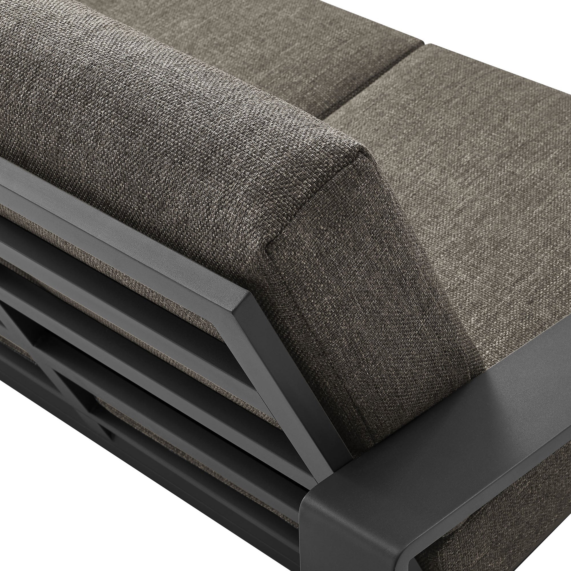 Lirienne Outdoor Patio Aluminum Loveseat - Image 25