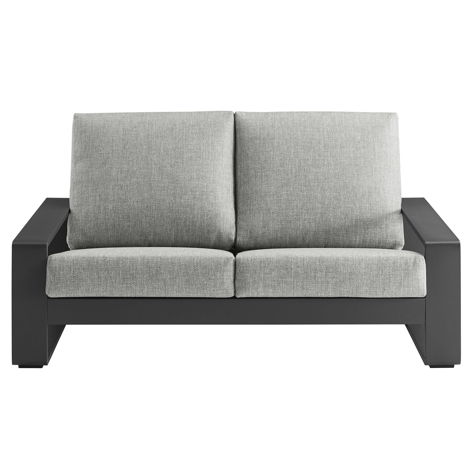 Lirienne Outdoor Patio Aluminum Loveseat - Image 4