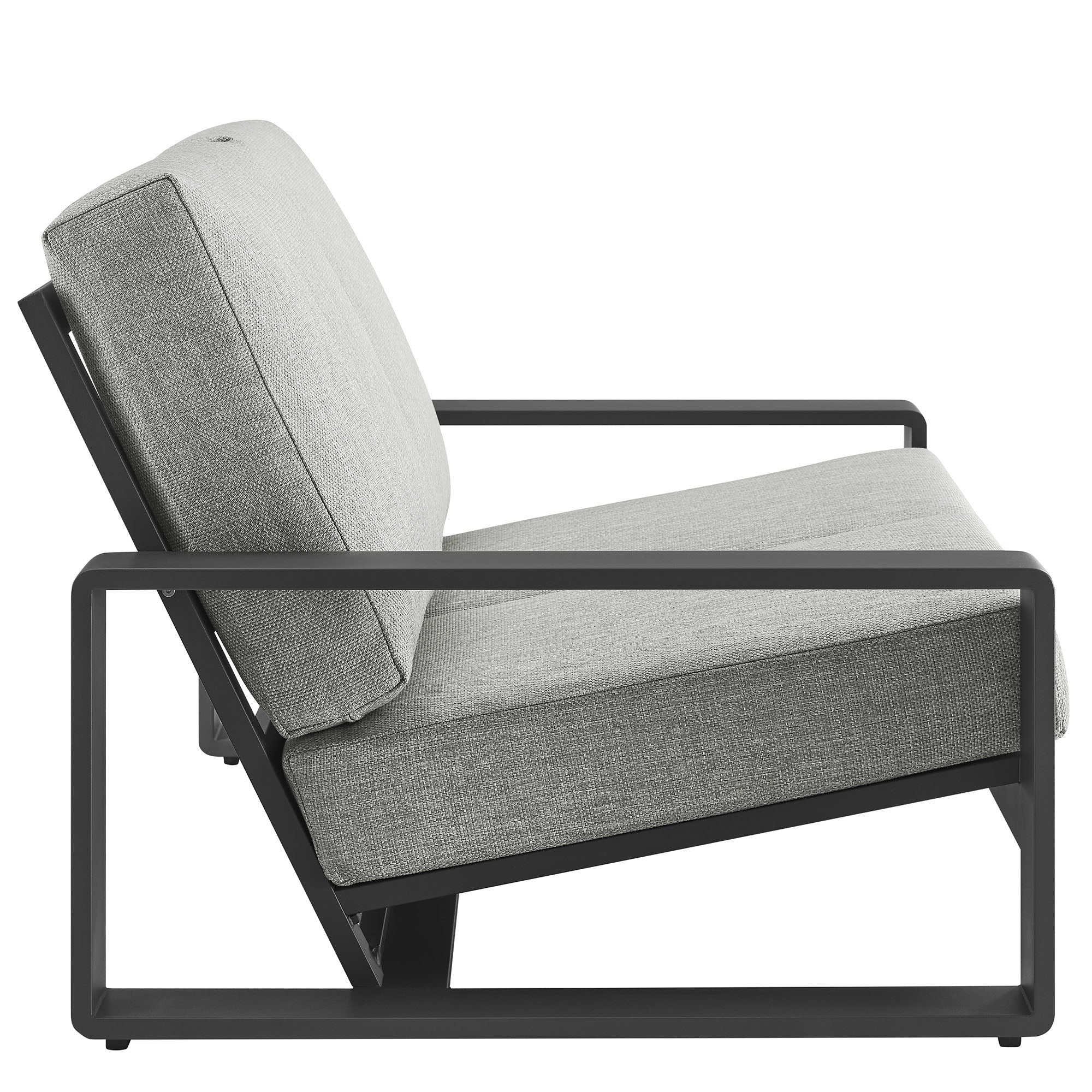 Lirienne Outdoor Patio Aluminum Loveseat - Image 5